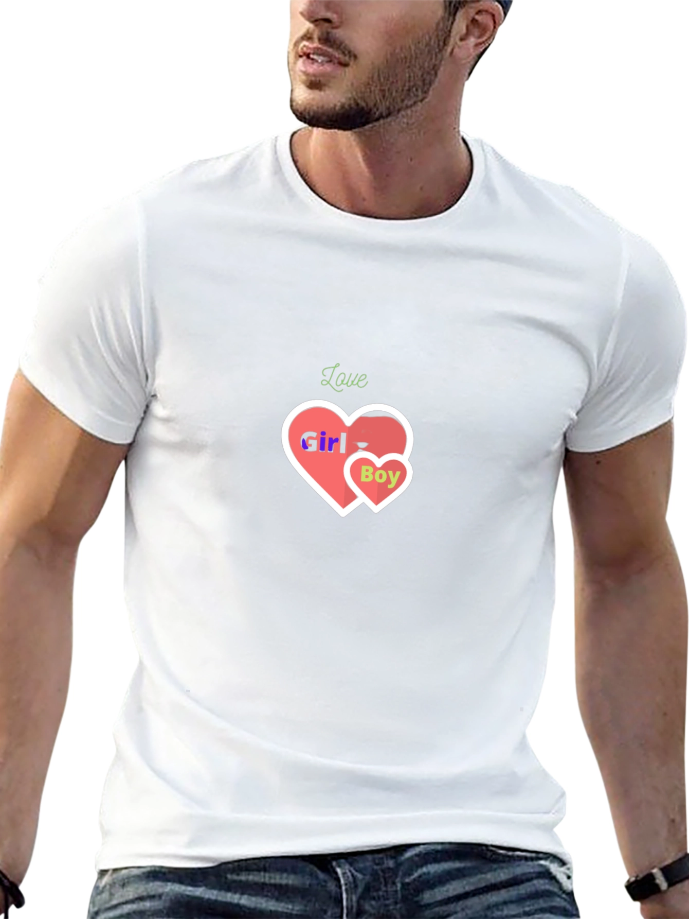 Love Girl & Boy Graphic Tee