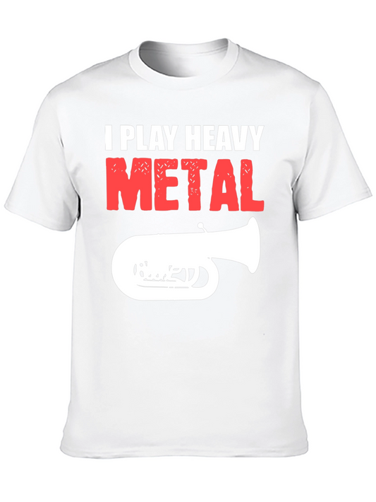 I Play Heavy Metal T-Shirt - Funny Band Tee