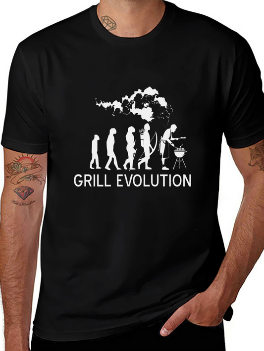Grill Evolution T-Shirt - Funny BBQ Shirt