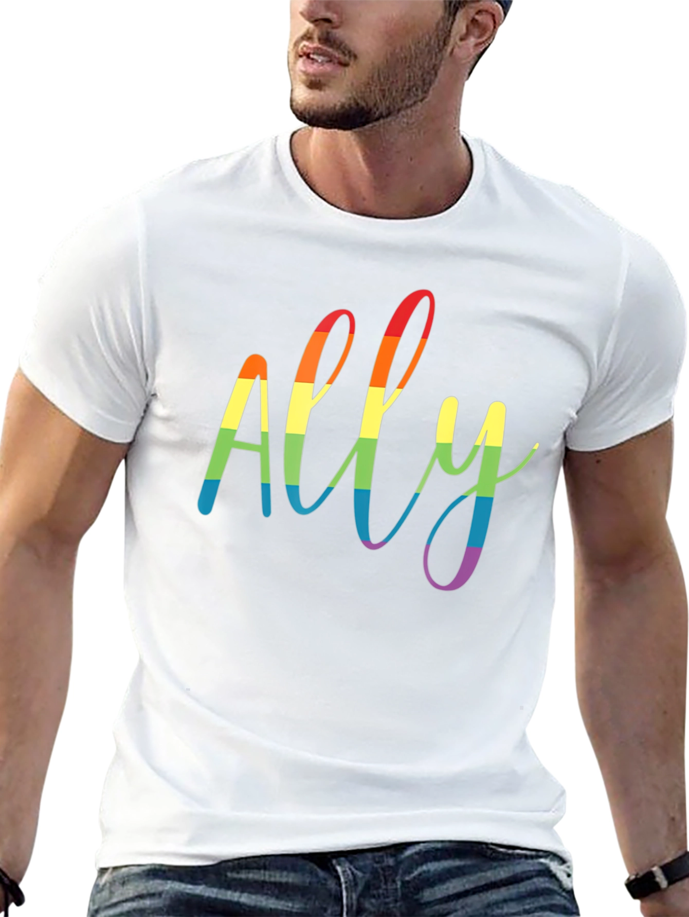 Ally Rainbow Pride T-Shirt