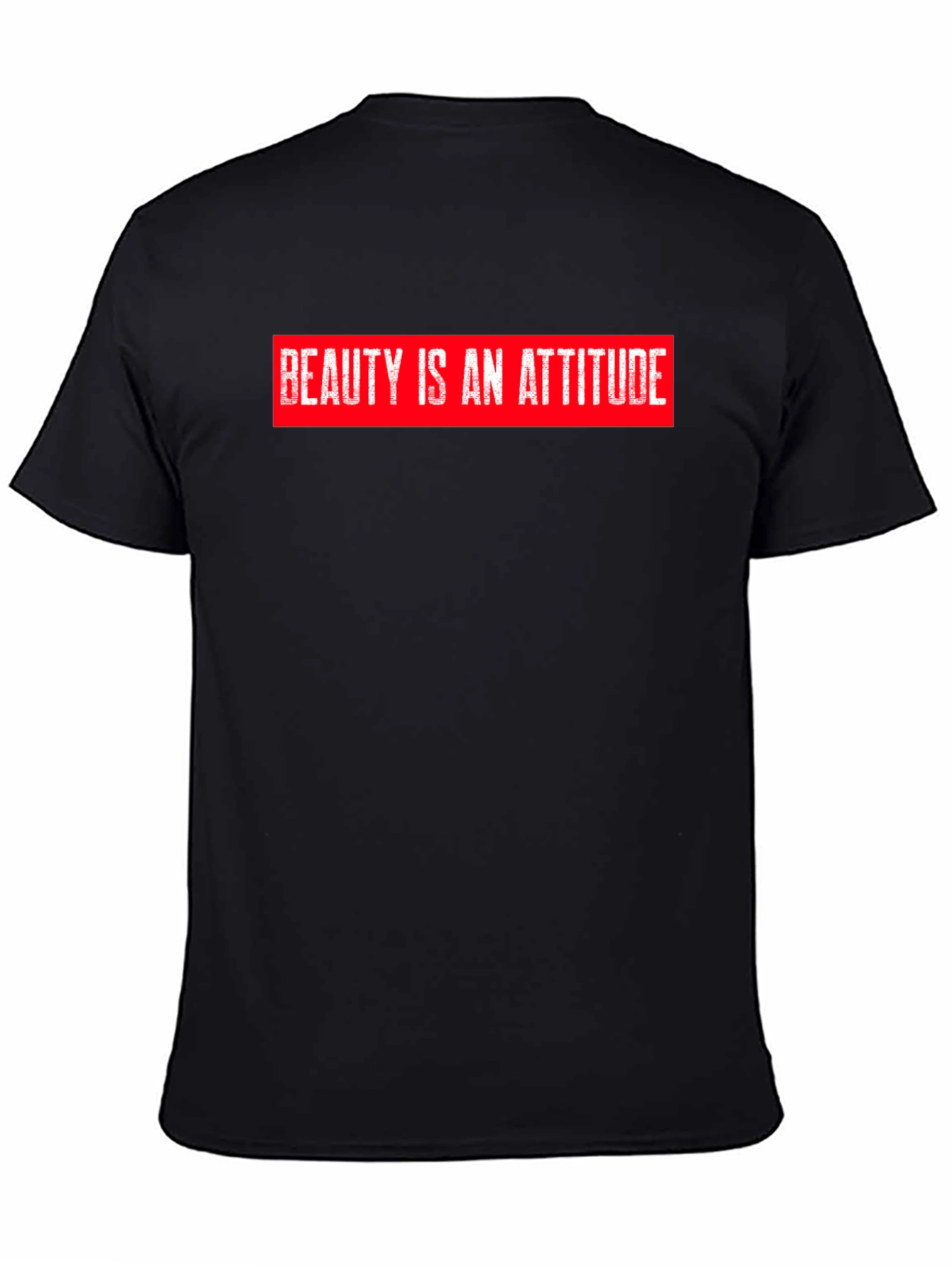 Beauty is an Attitude Black Graphic Tee