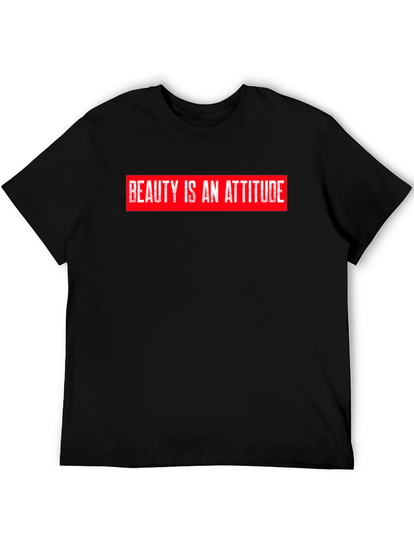 Beauty is an Attitude Black Graphic Tee