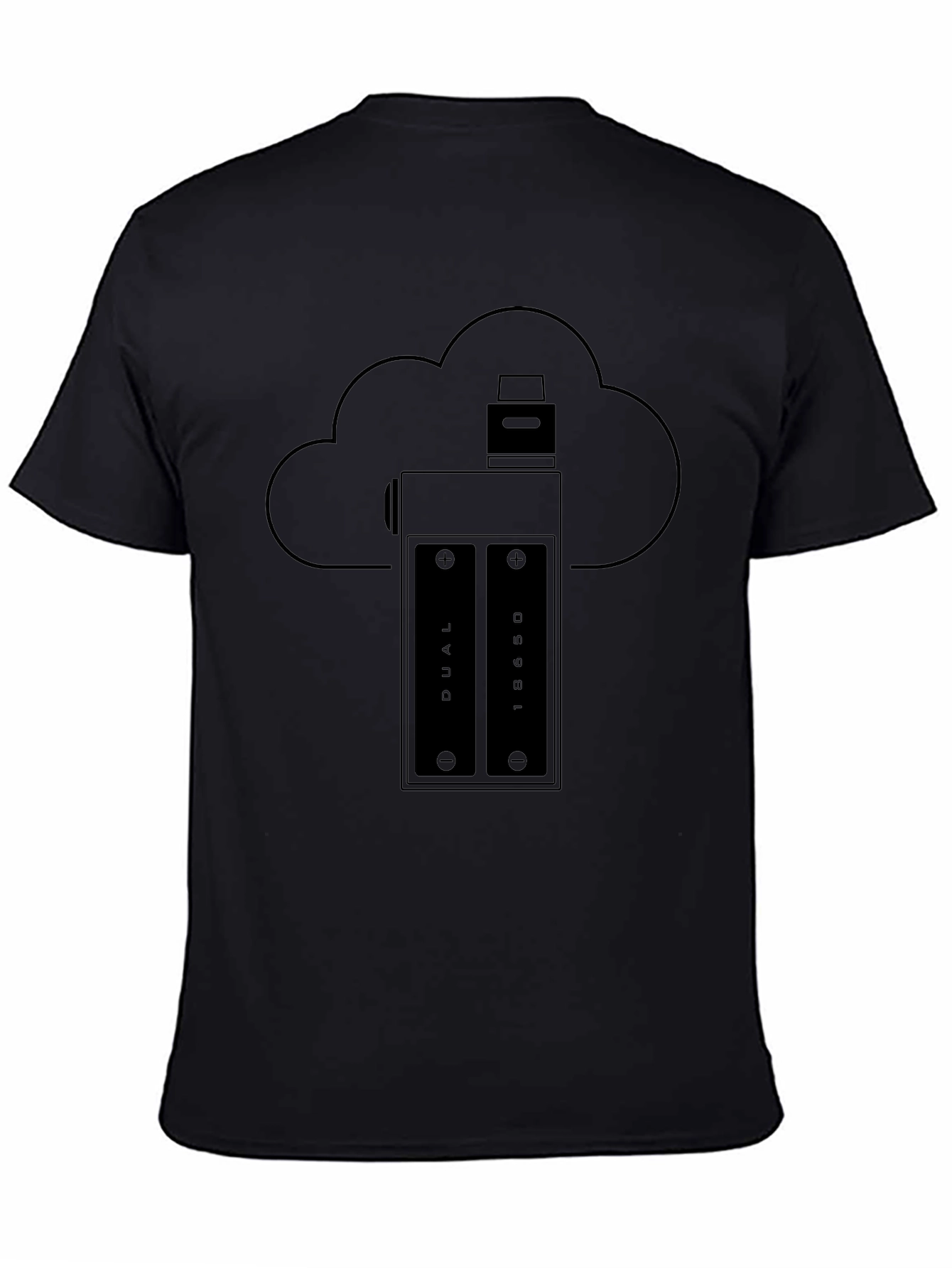 Vape Cloud T-Shirt - Black Graphic Tee