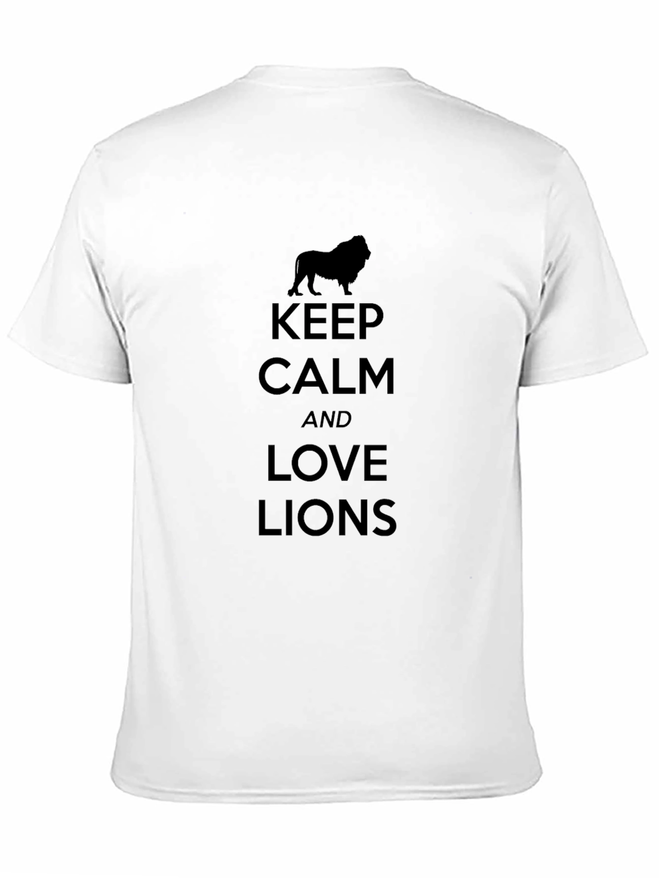 Keep Calm and Love Lions Graphic T-Shirt