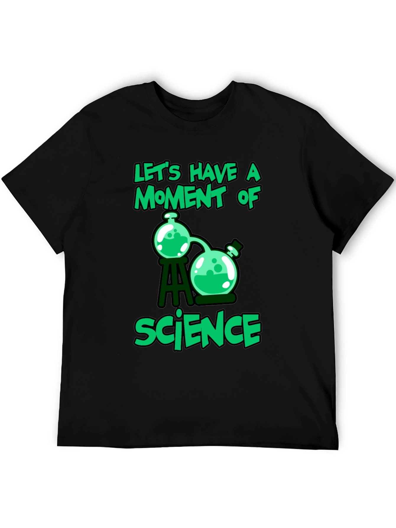 Science Moment T-Shirt Black