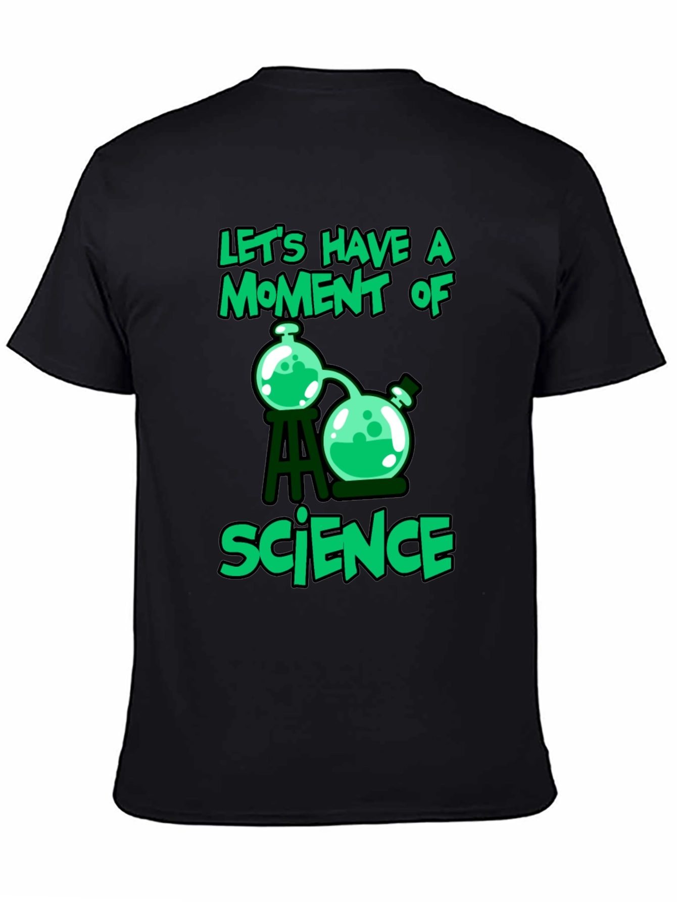 Science Moment T-Shirt Black