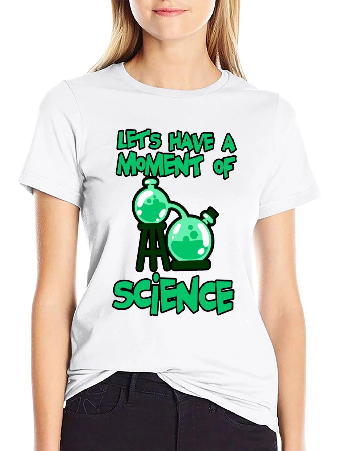 Science Moment T-Shirt Black