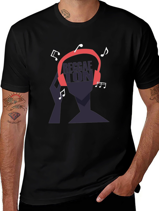 Reggaeton Music Headphone T-Shirt