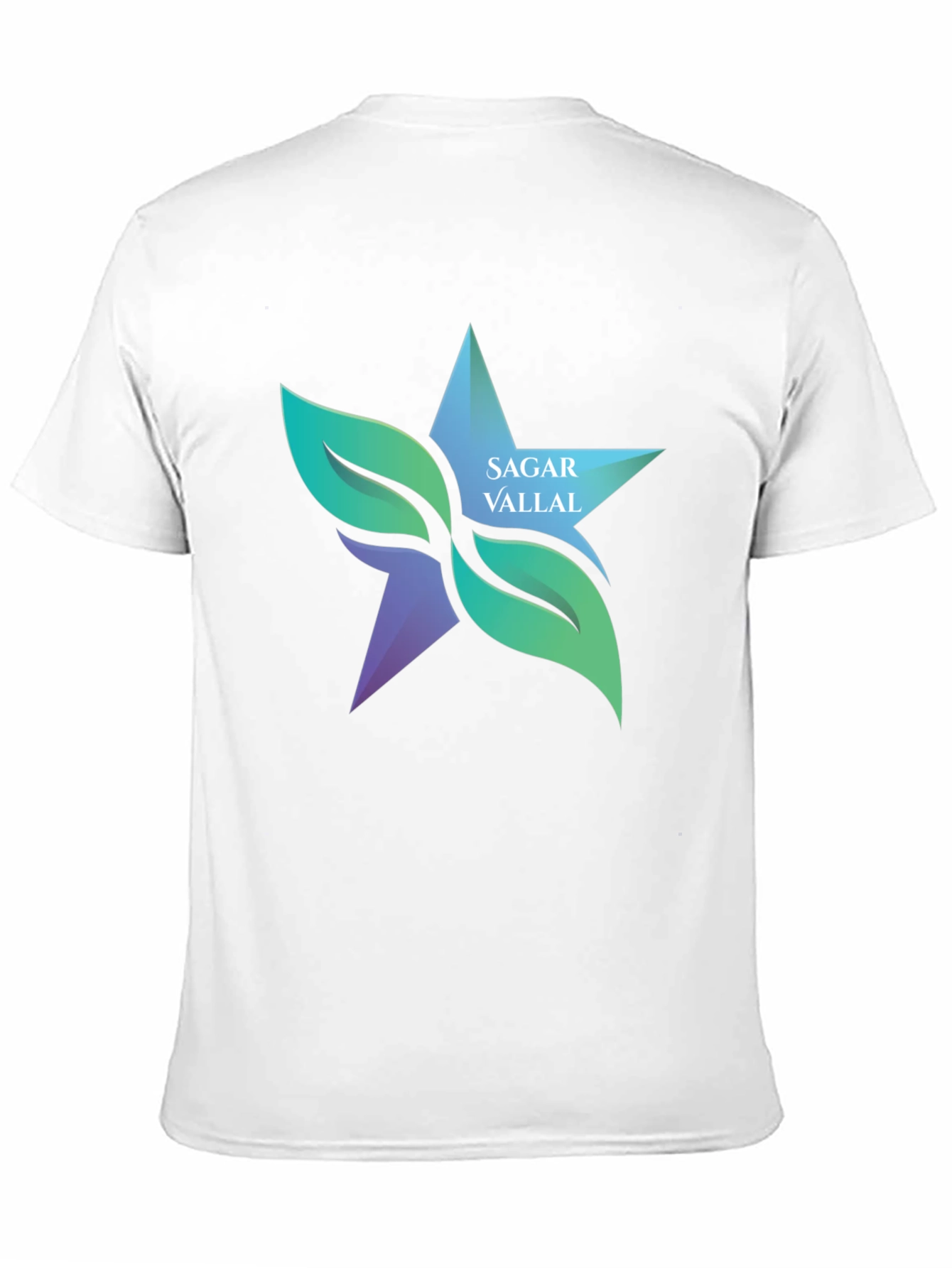Nature Star Black T-Shirt | Sagar Vallal