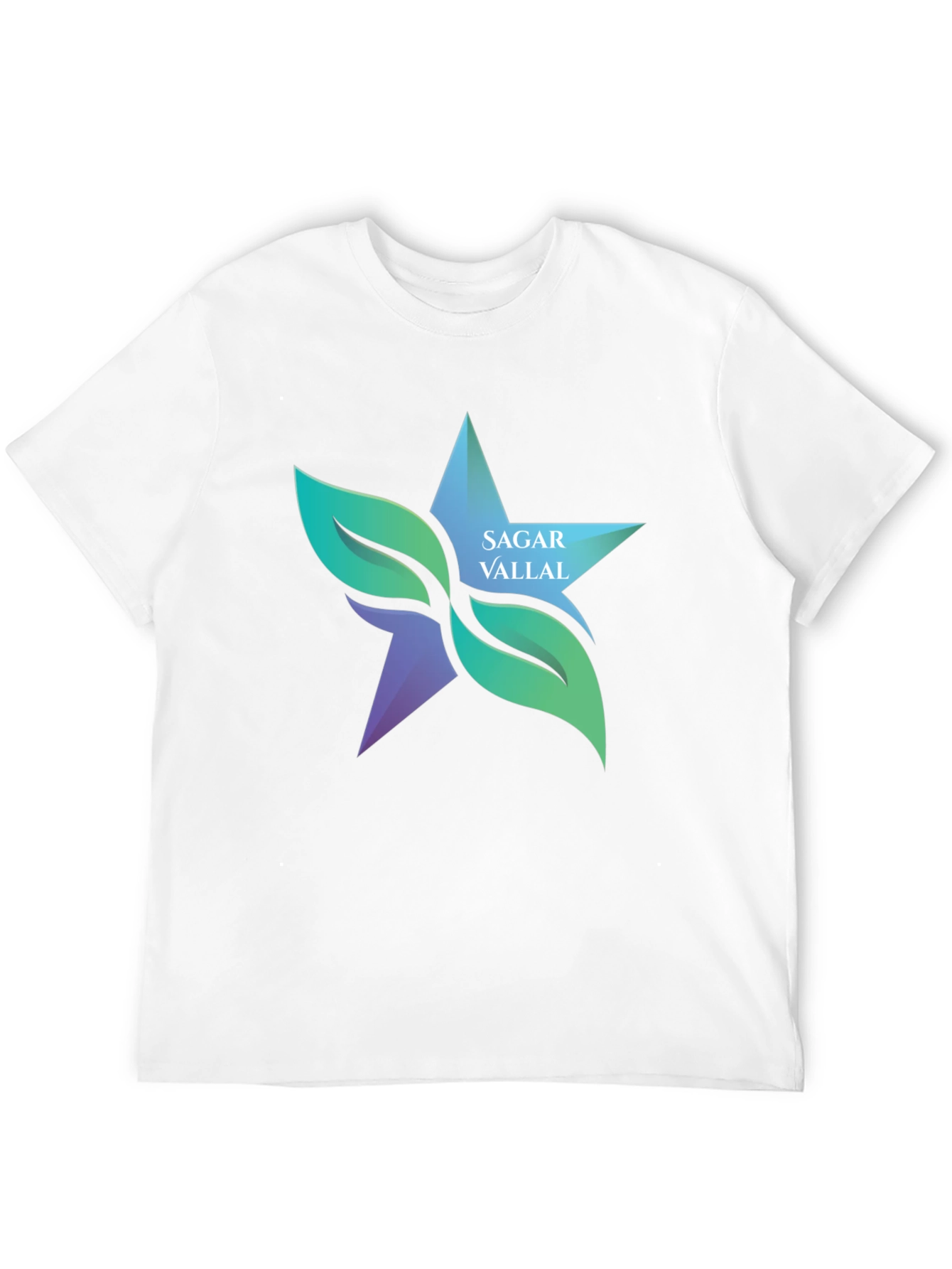 Nature Star Black T-Shirt | Sagar Vallal