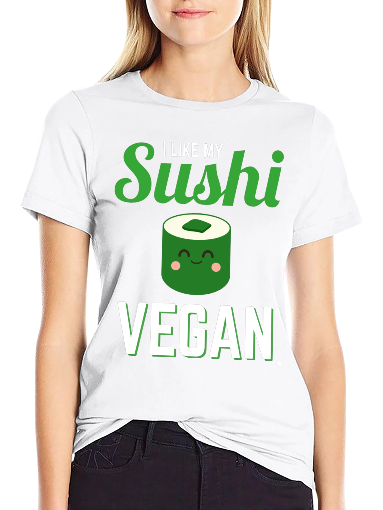 Vegan Sushi T-Shirt - I Like My Sushi Vegan