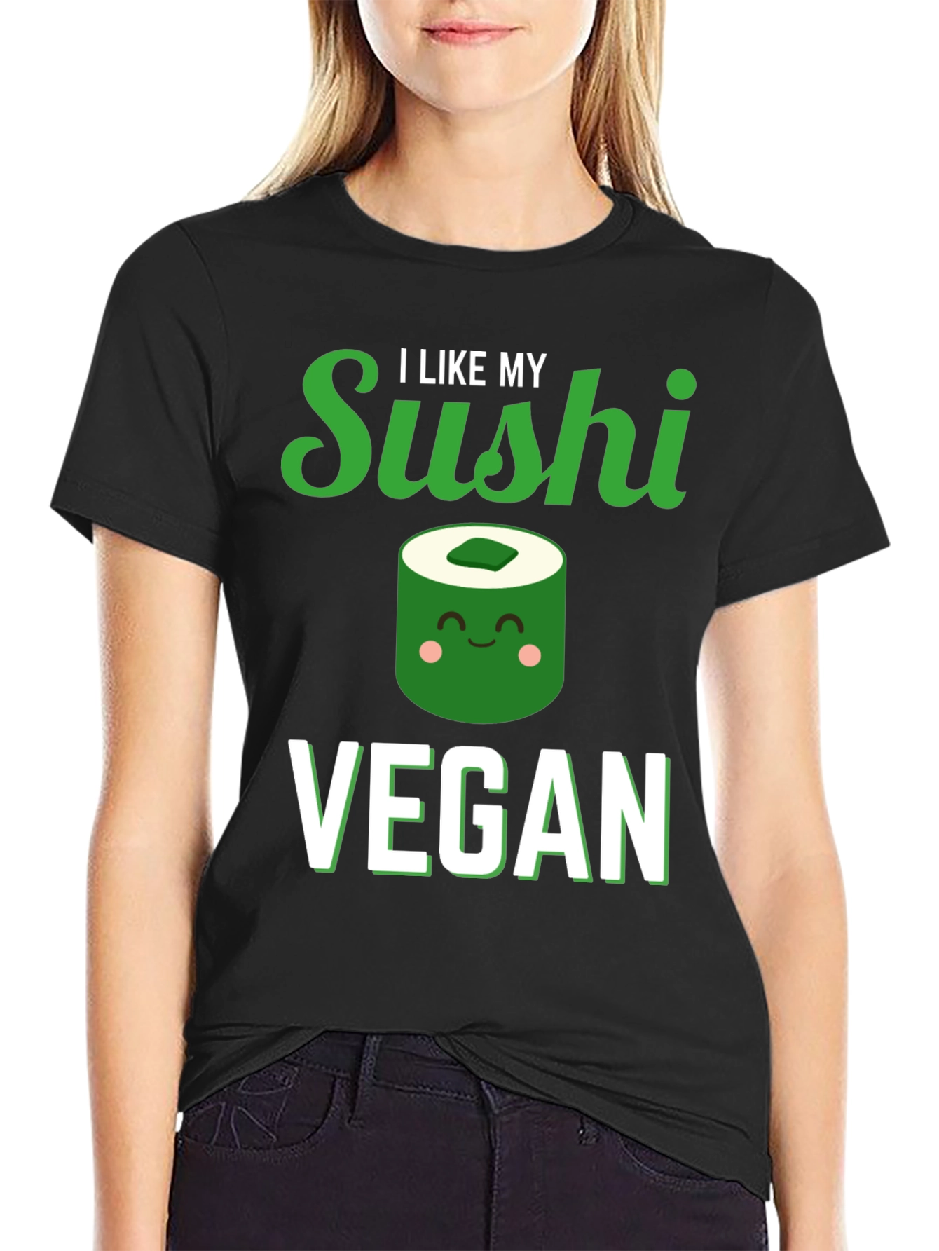 Vegan Sushi T-Shirt - I Like My Sushi Vegan