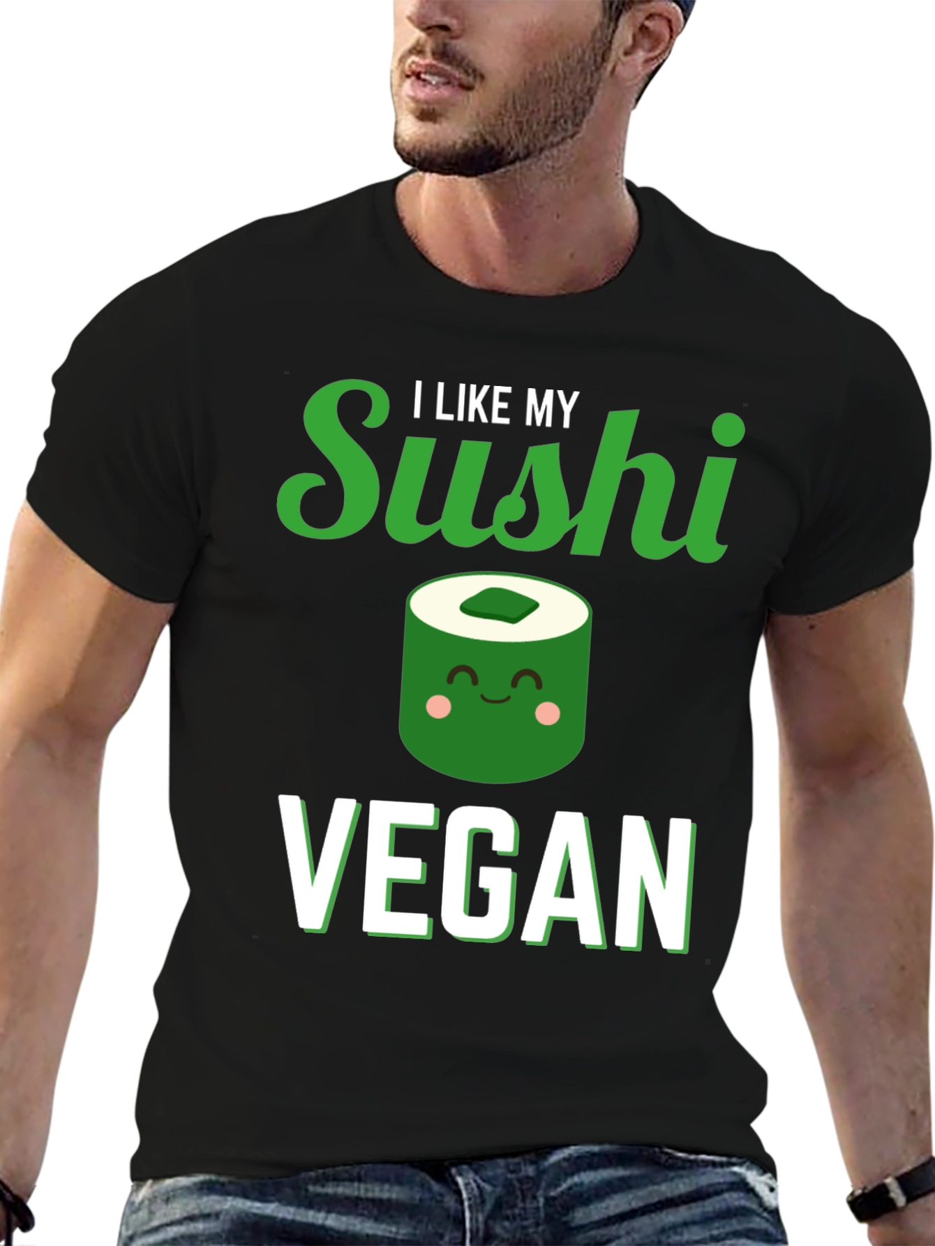 Vegan Sushi T-Shirt - I Like My Sushi Vegan