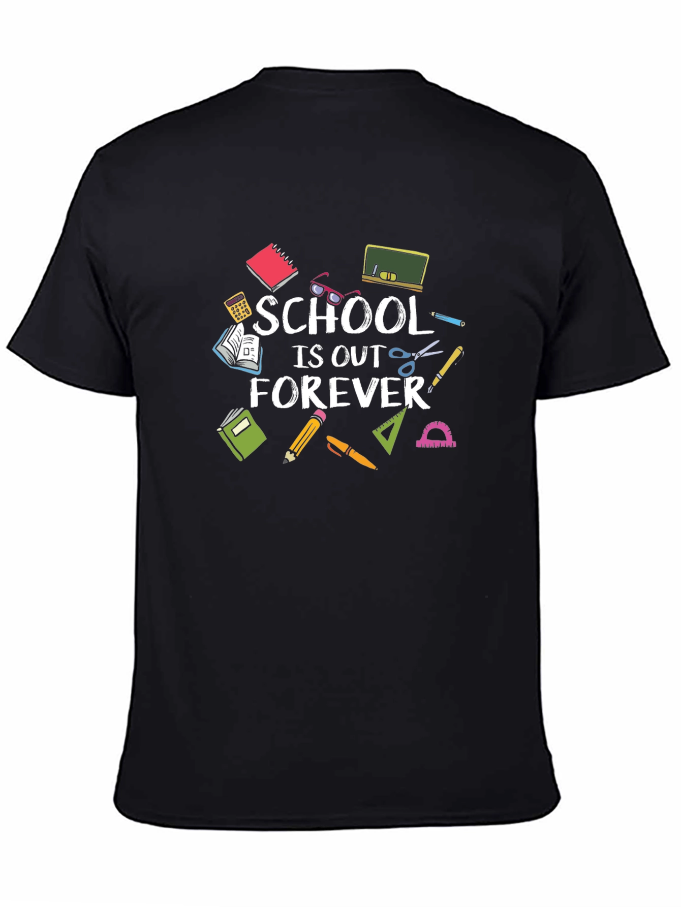 Schools Out Forever Black Graphic Tee