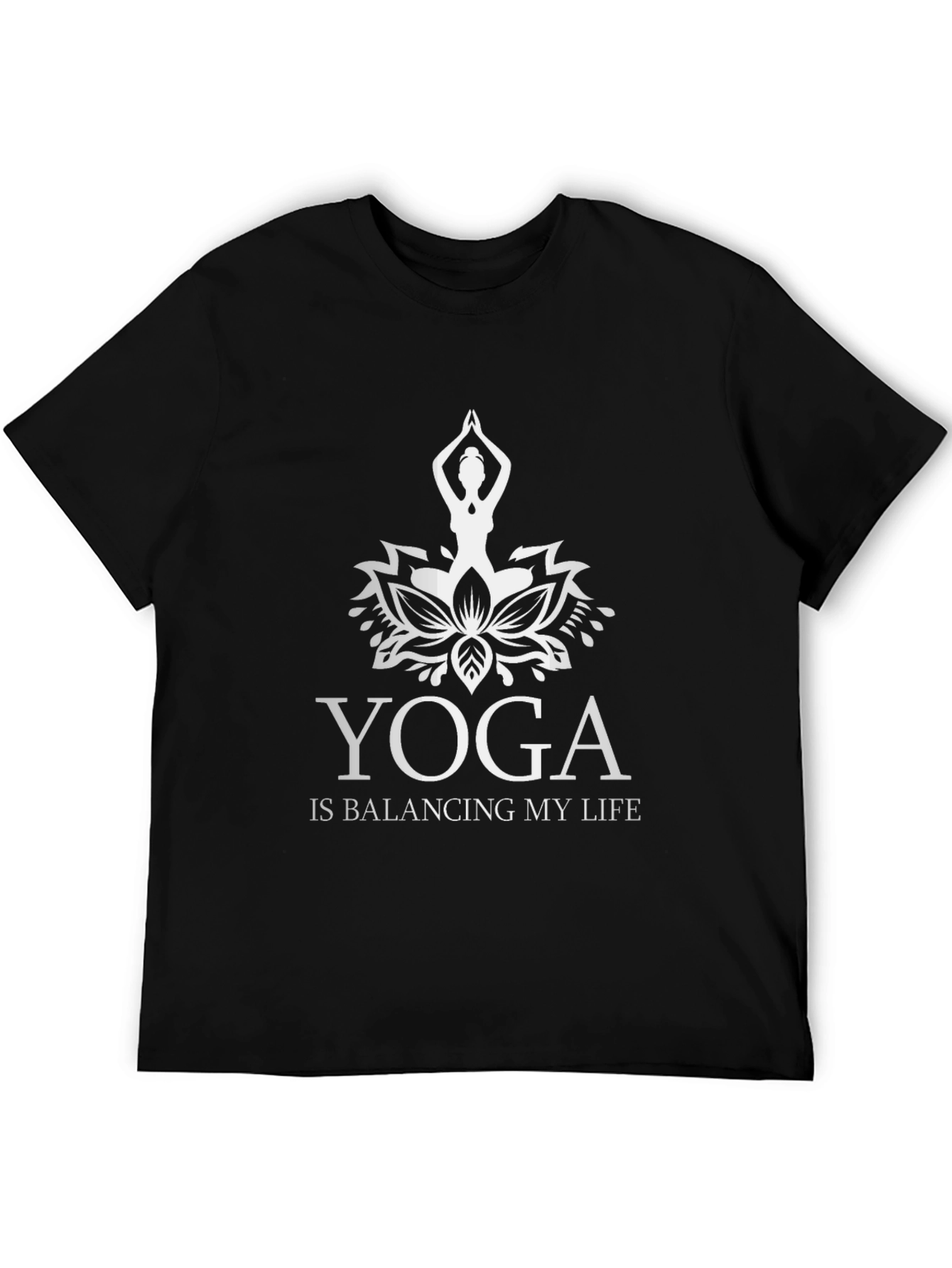 Yoga Balancing Life Graphic Tee