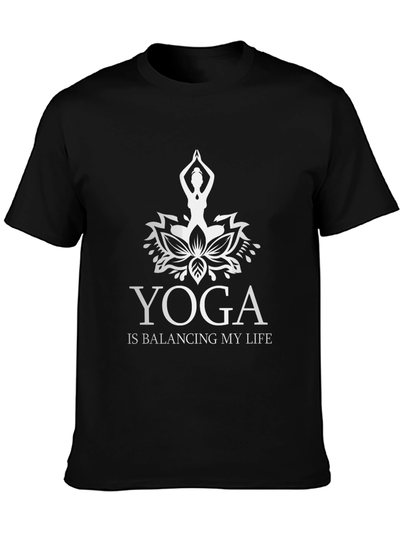 Yoga Balancing Life Graphic Tee