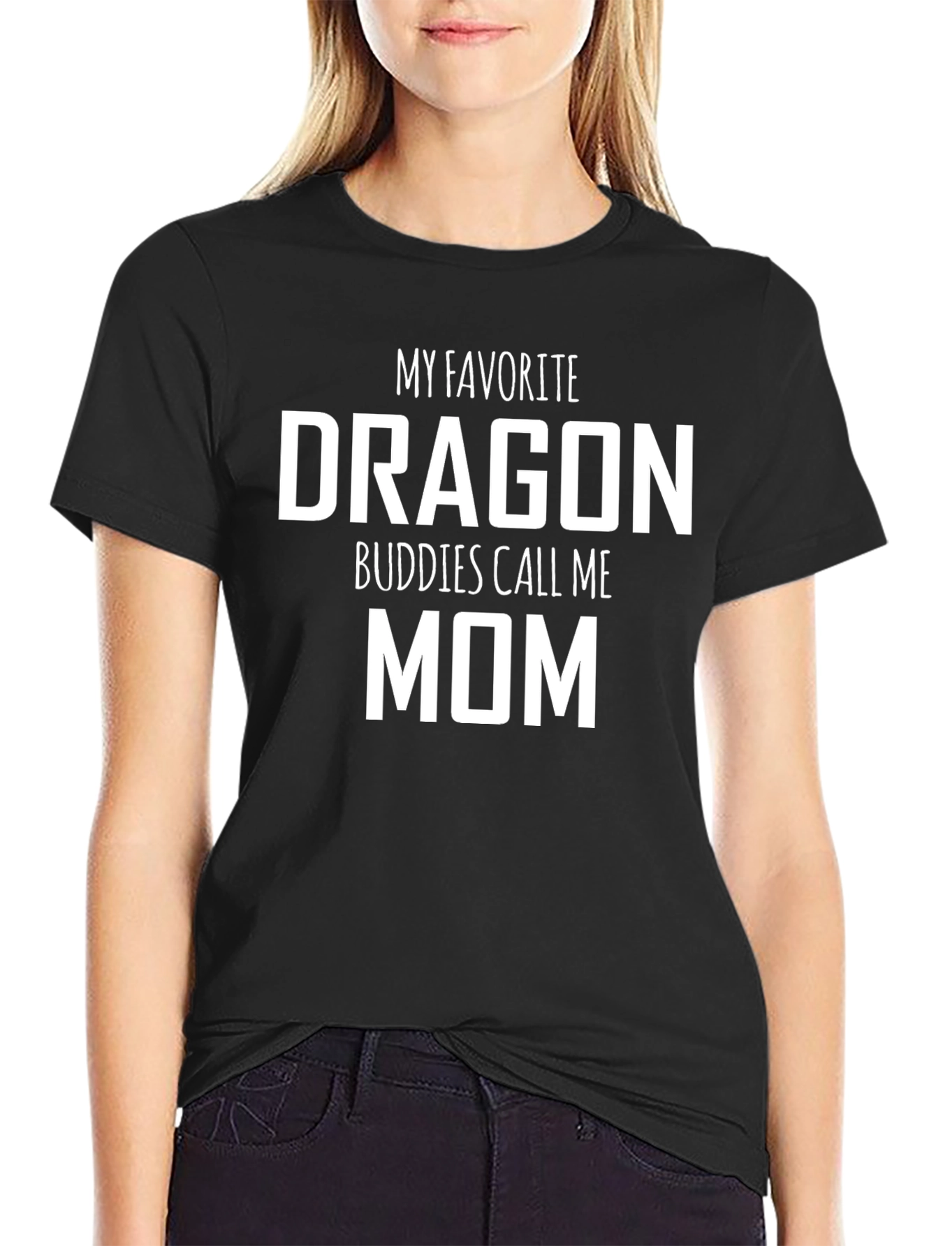 Dragon Mom Graphic Tee - Unique T-Shirt