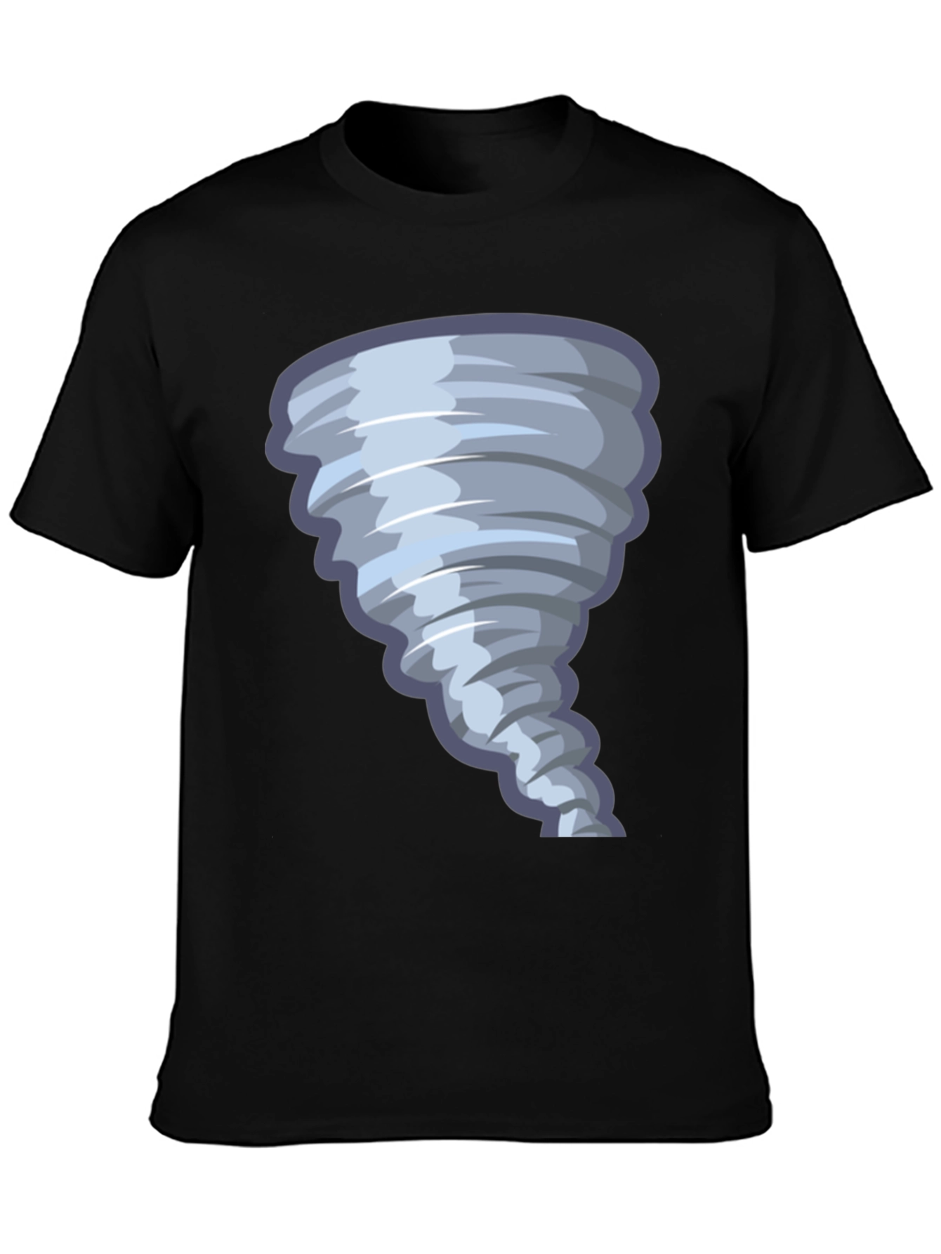 Cartoon Tornado Graphic Tee - Fun Weather Shirt