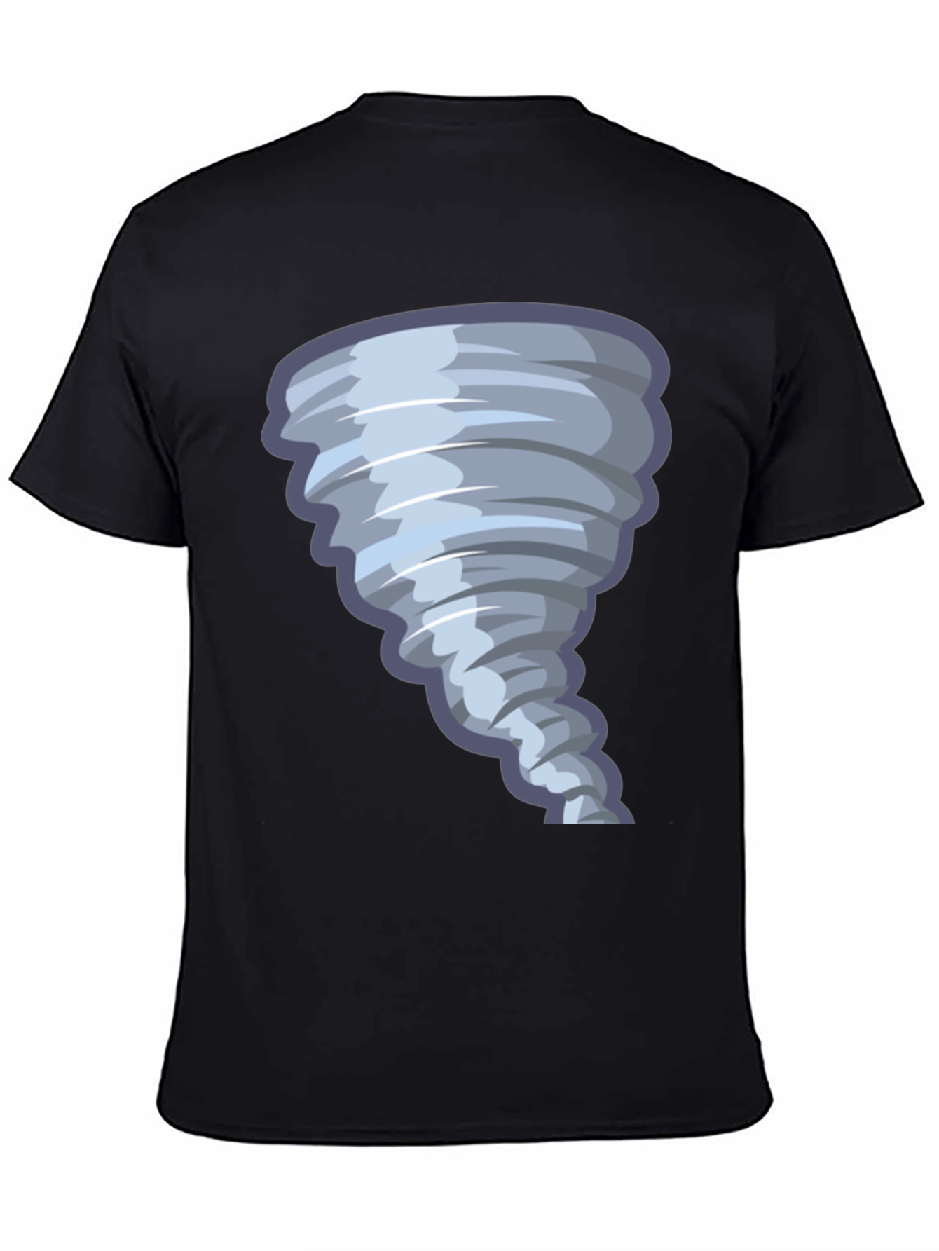 Cartoon Tornado Graphic Tee - Fun Weather Shirt