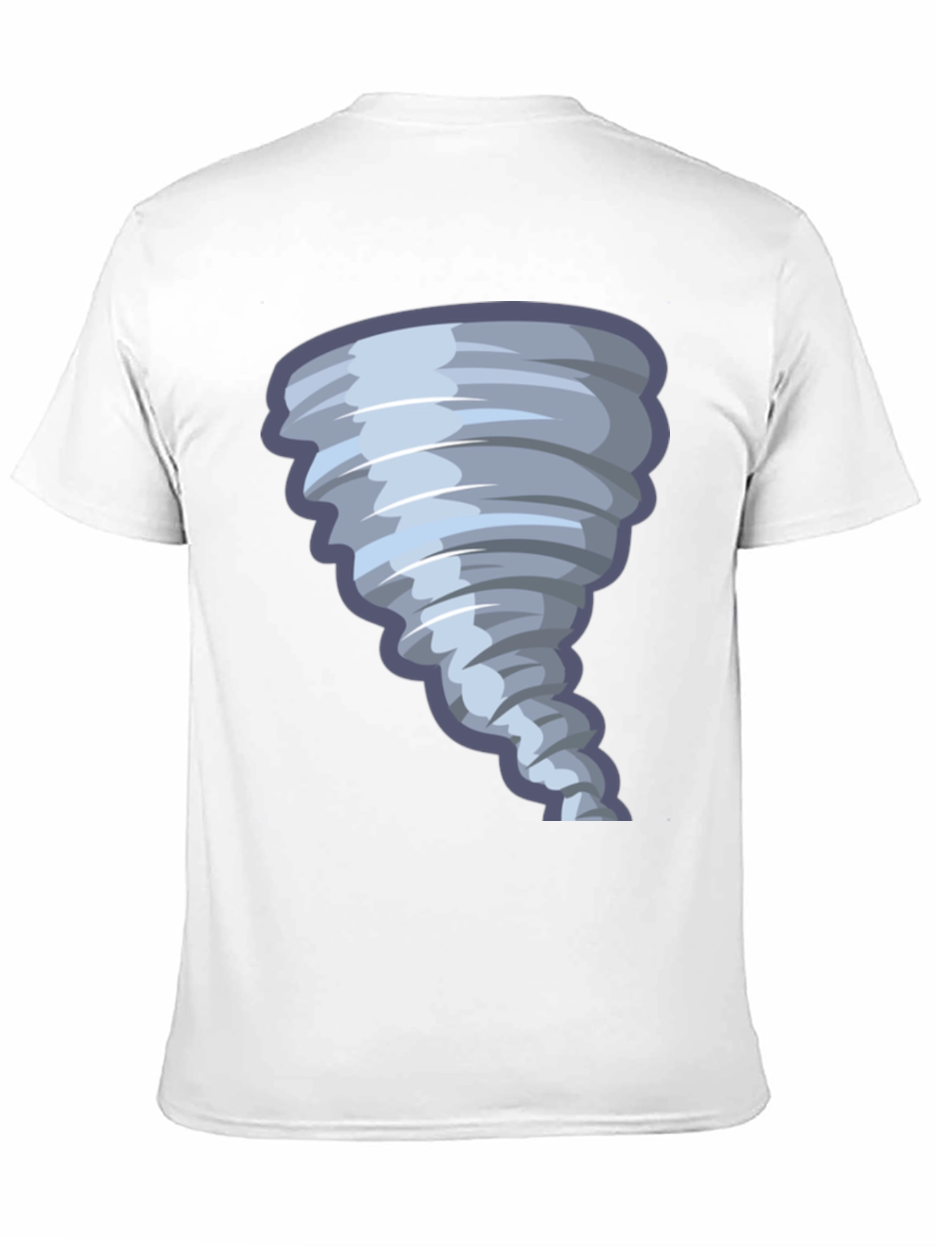 Cartoon Tornado Graphic Tee - Fun Weather Shirt