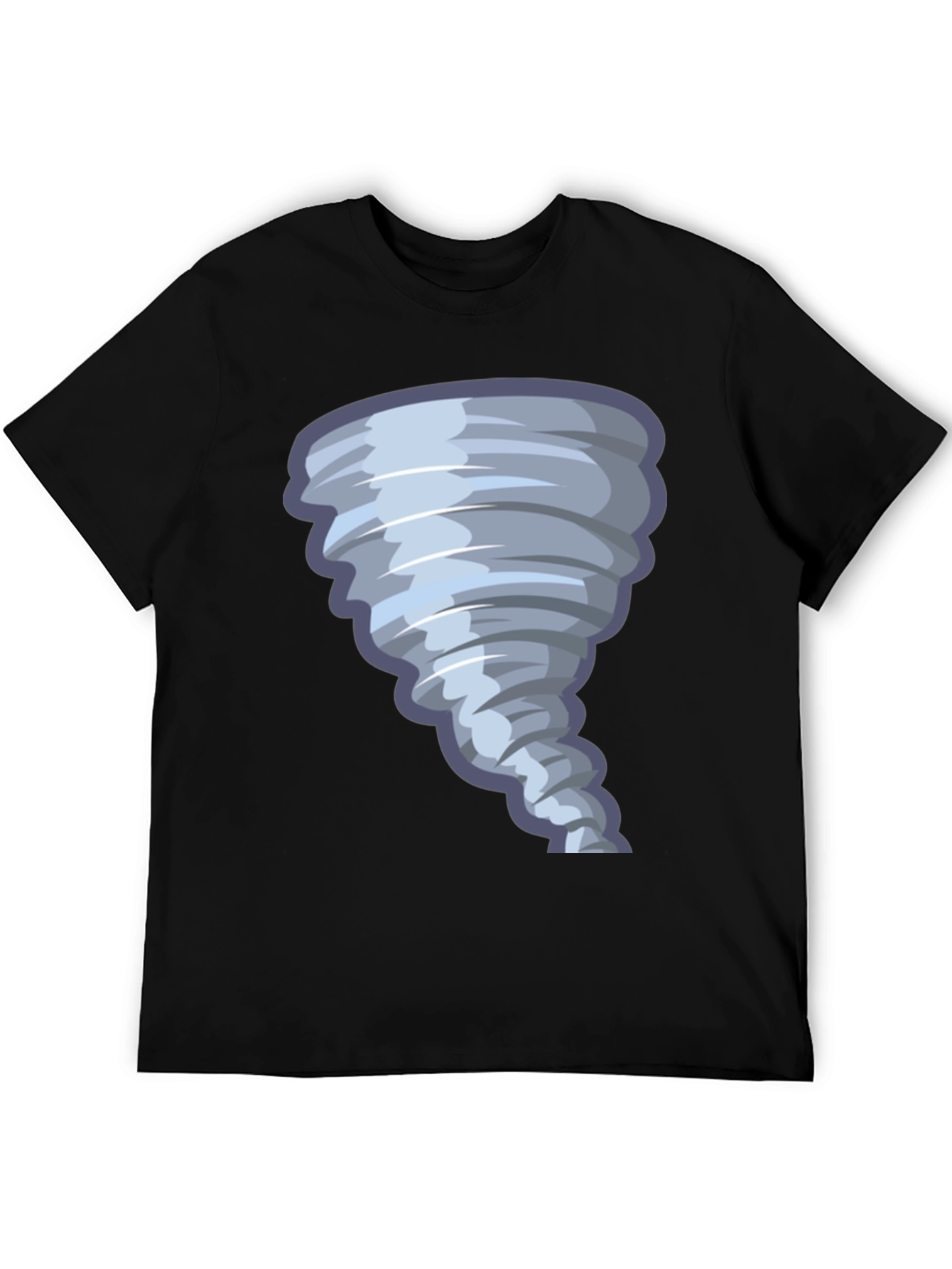 Cartoon Tornado Graphic Tee - Fun Weather Shirt