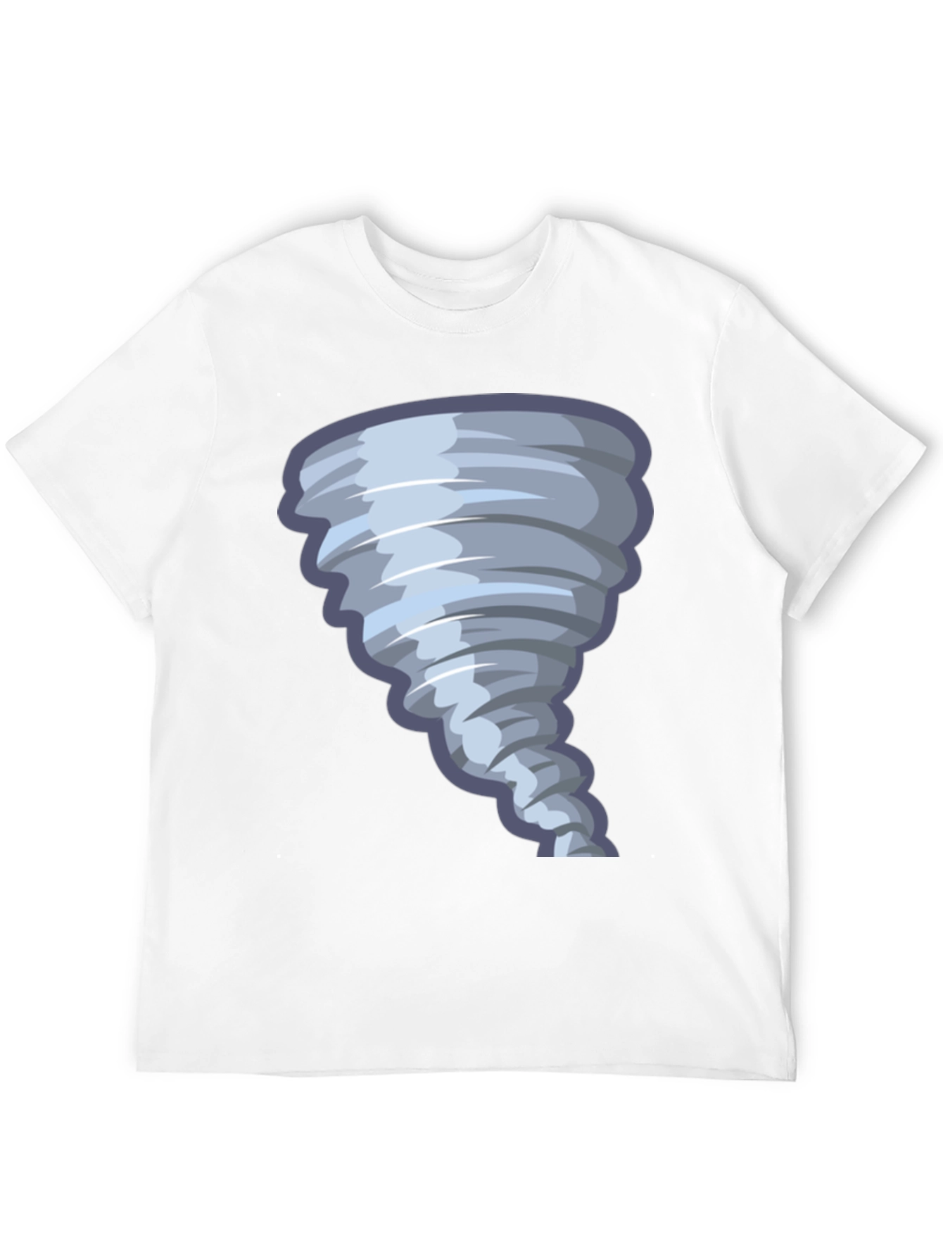 Cartoon Tornado Graphic Tee - Fun Weather Shirt