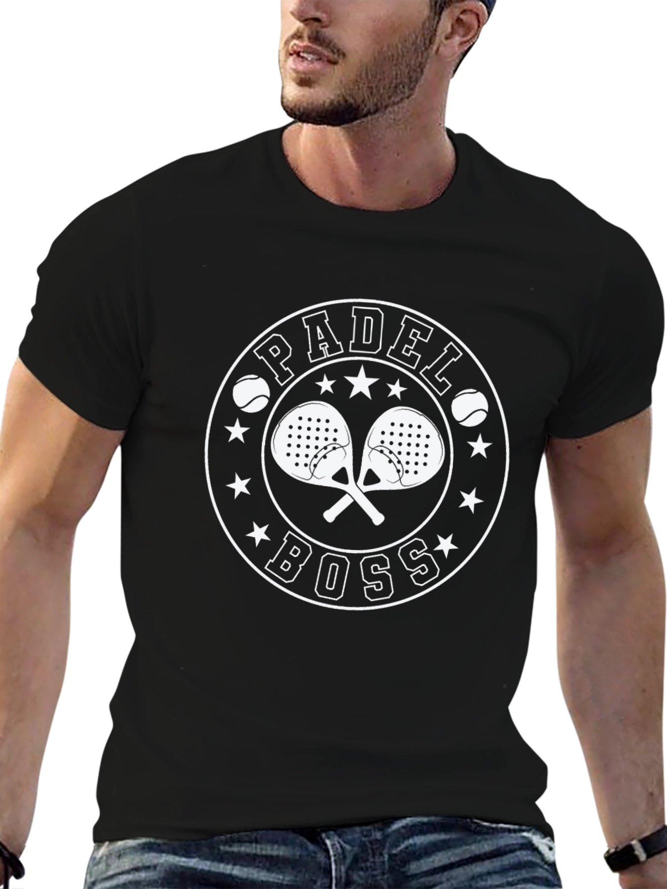 Padel Boss Black T-Shirt
