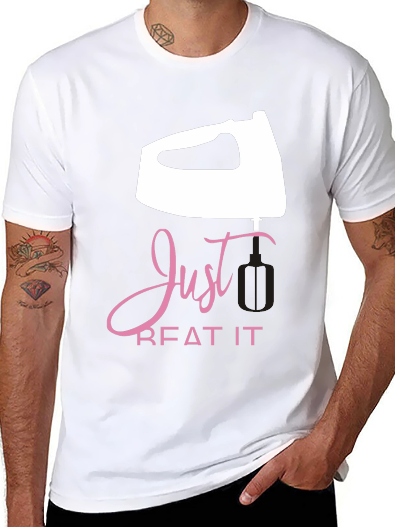 Just Beat It T-Shirt - Funny Baking Tee