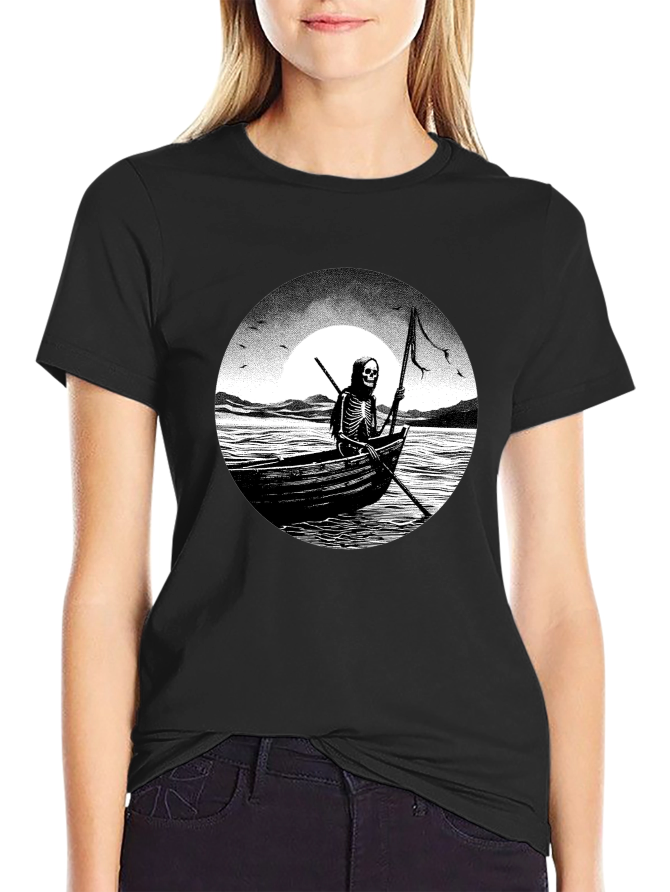 Grim Reaper Boat T-Shirt