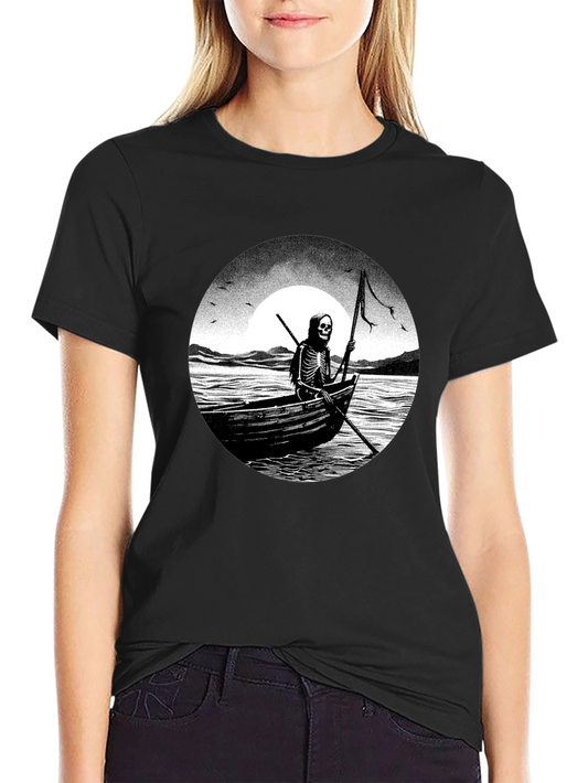 Grim Reaper Boat T-Shirt