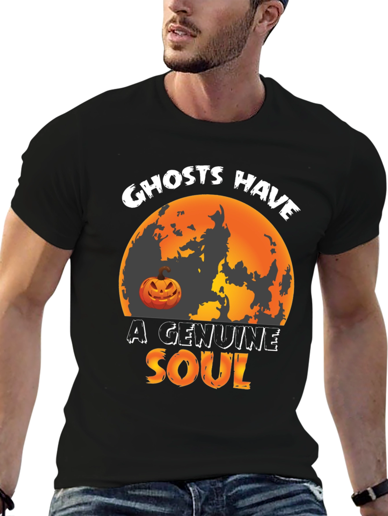 Ghosts Have A Genuine Soul Halloween T-Shirt