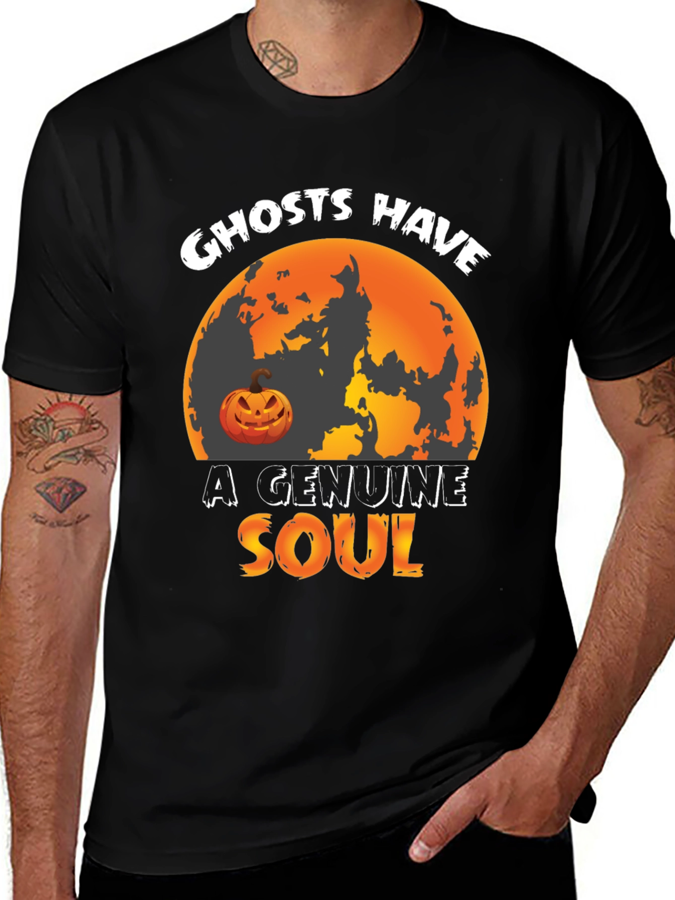 Ghosts Have A Genuine Soul Halloween T-Shirt