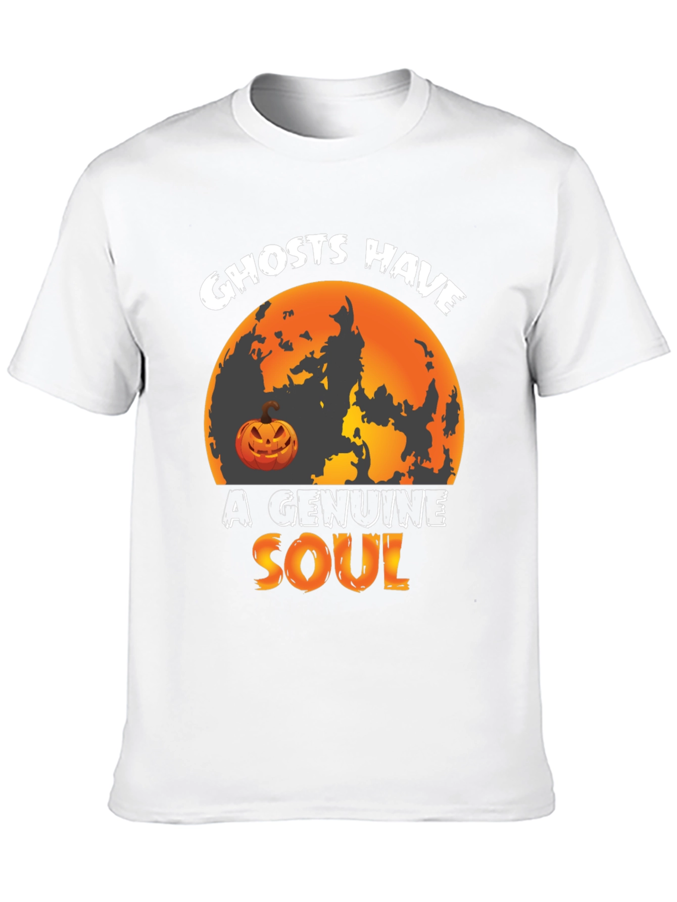 Ghosts Have A Genuine Soul Halloween T-Shirt