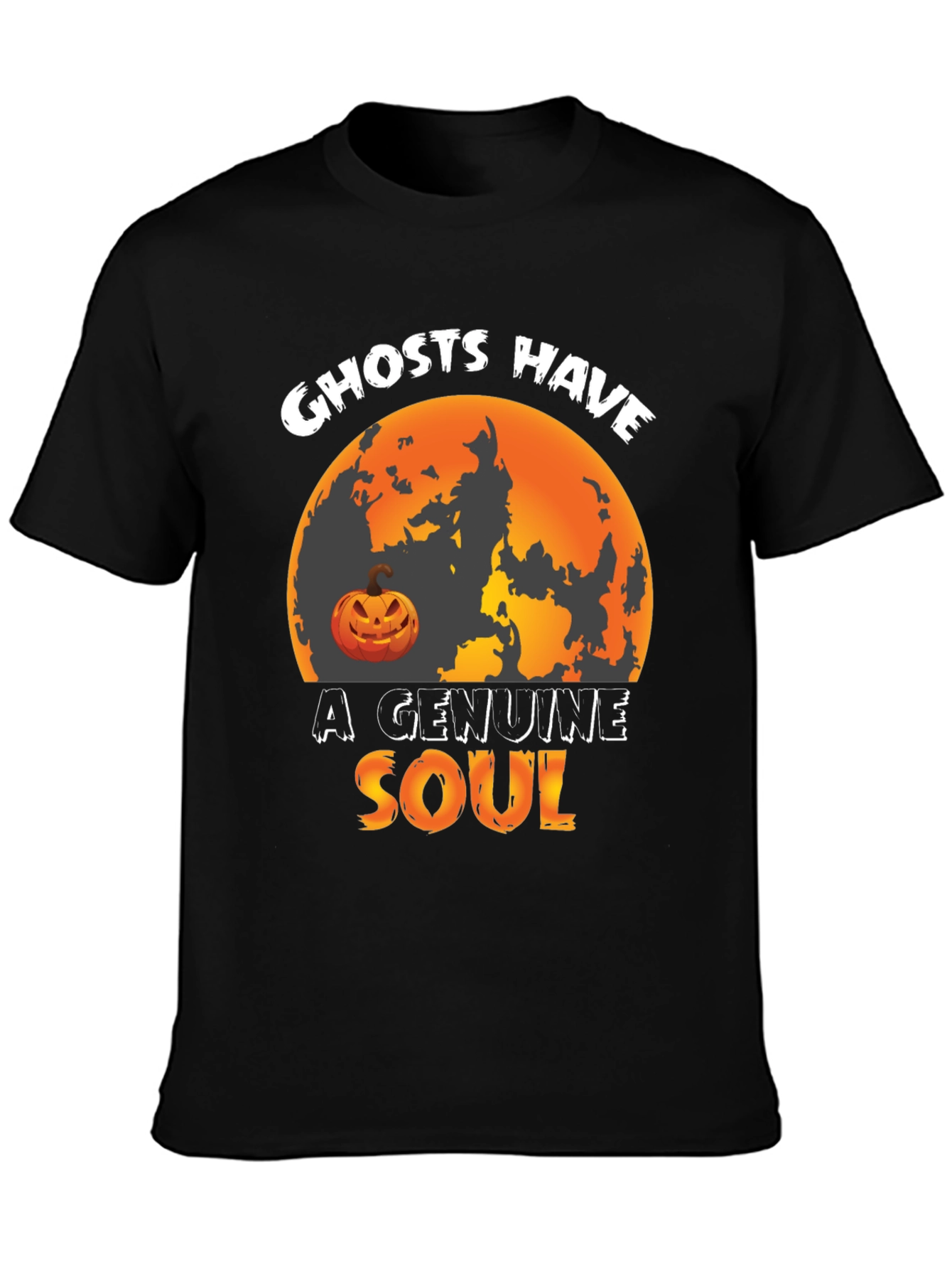 Ghosts Have A Genuine Soul Halloween T-Shirt