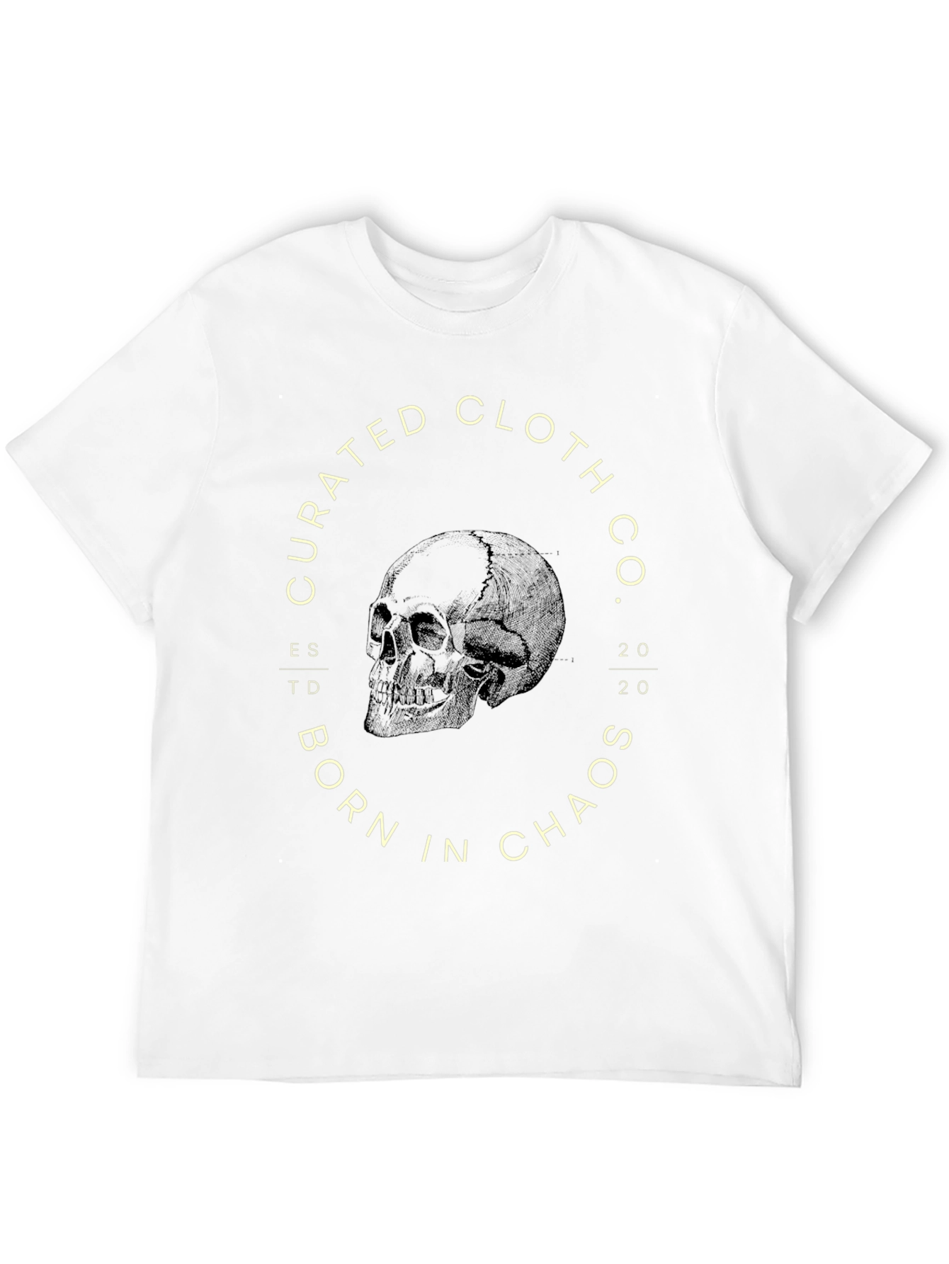 Curated Cloth Co. Skull Graphic Tee
