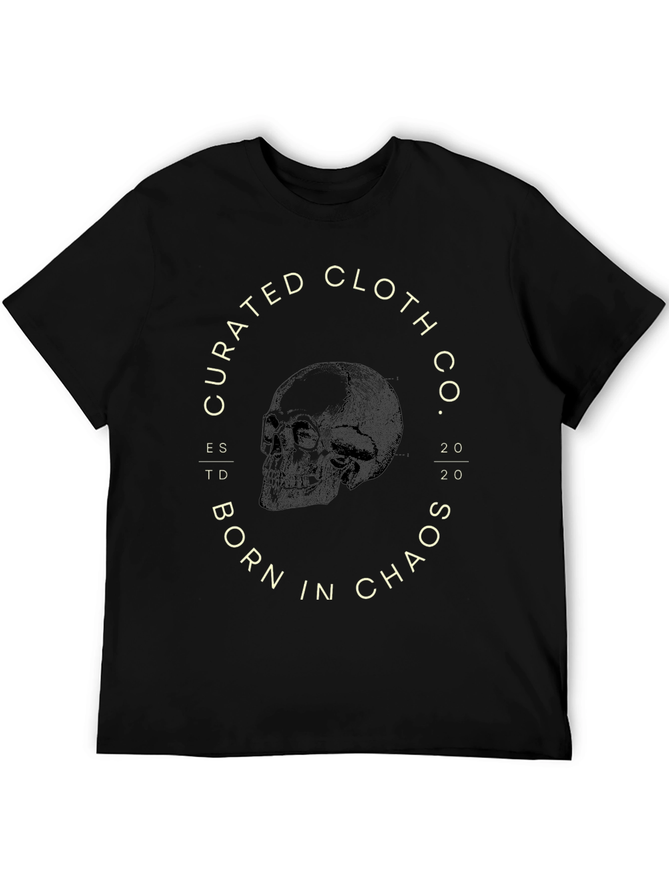 Curated Cloth Co. Skull Graphic Tee