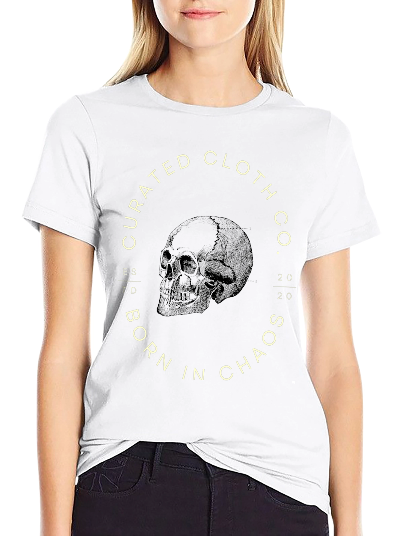 Curated Cloth Co. Skull Graphic Tee