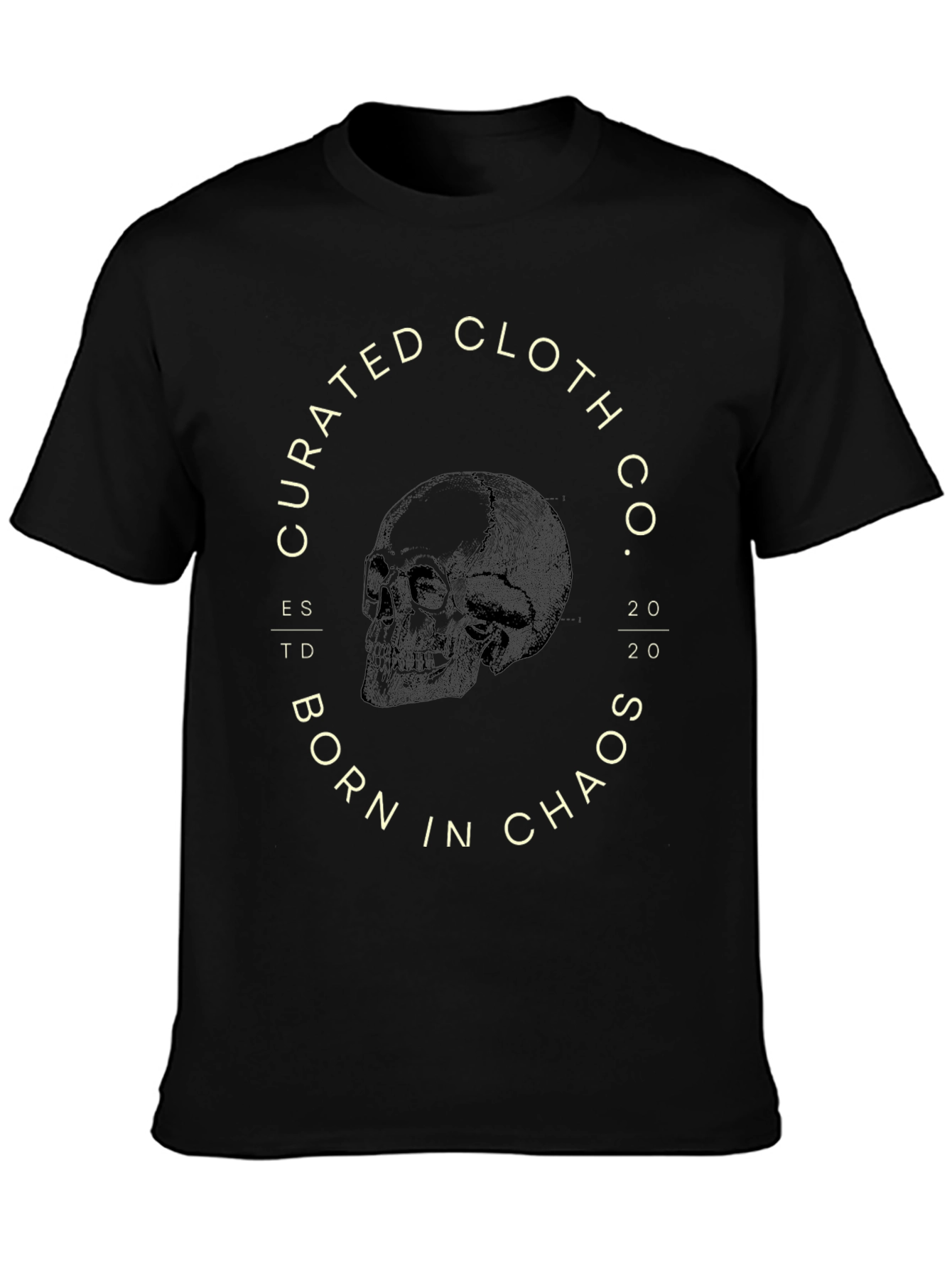 Curated Cloth Co. Skull Graphic Tee