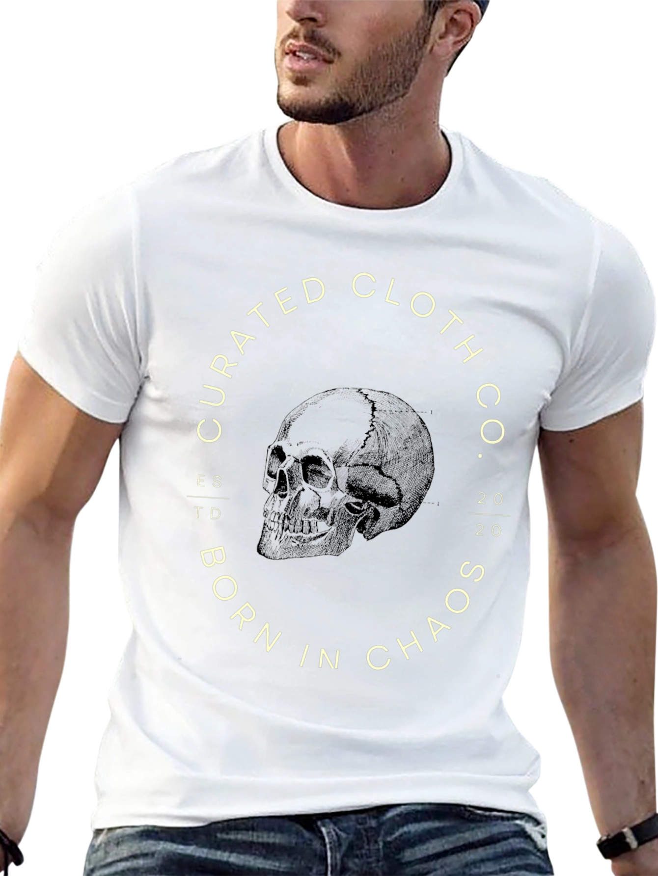 Curated Cloth Co. Skull Graphic Tee