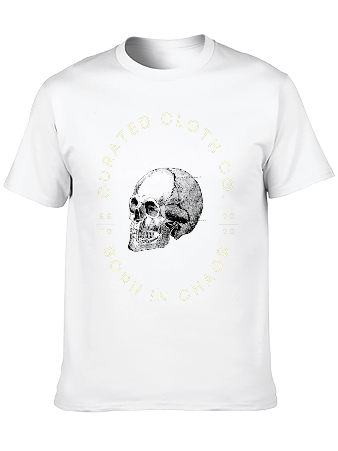 Curated Cloth Co. Skull Graphic Tee