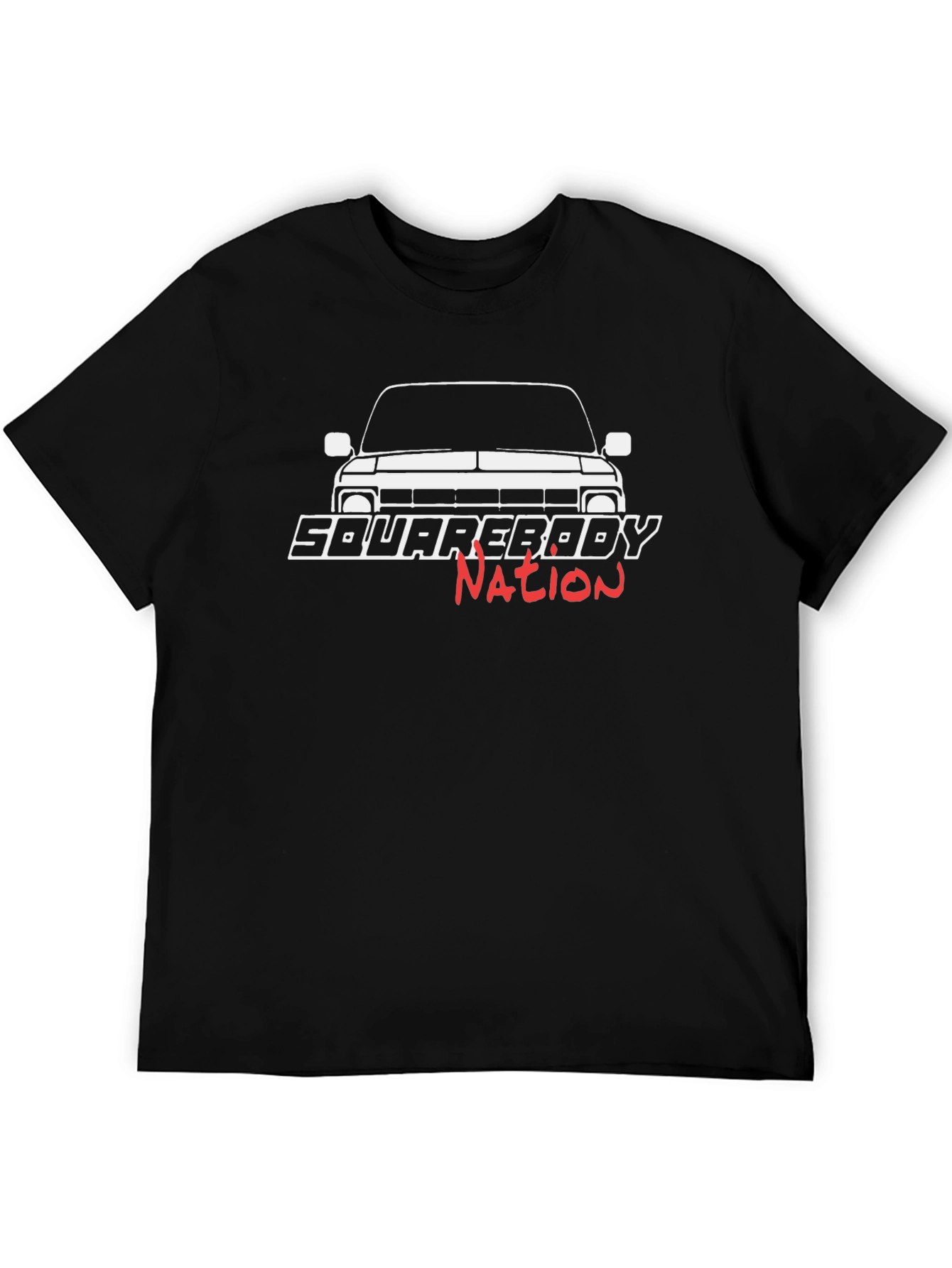 Squarebody Nation Black Graphic Tee