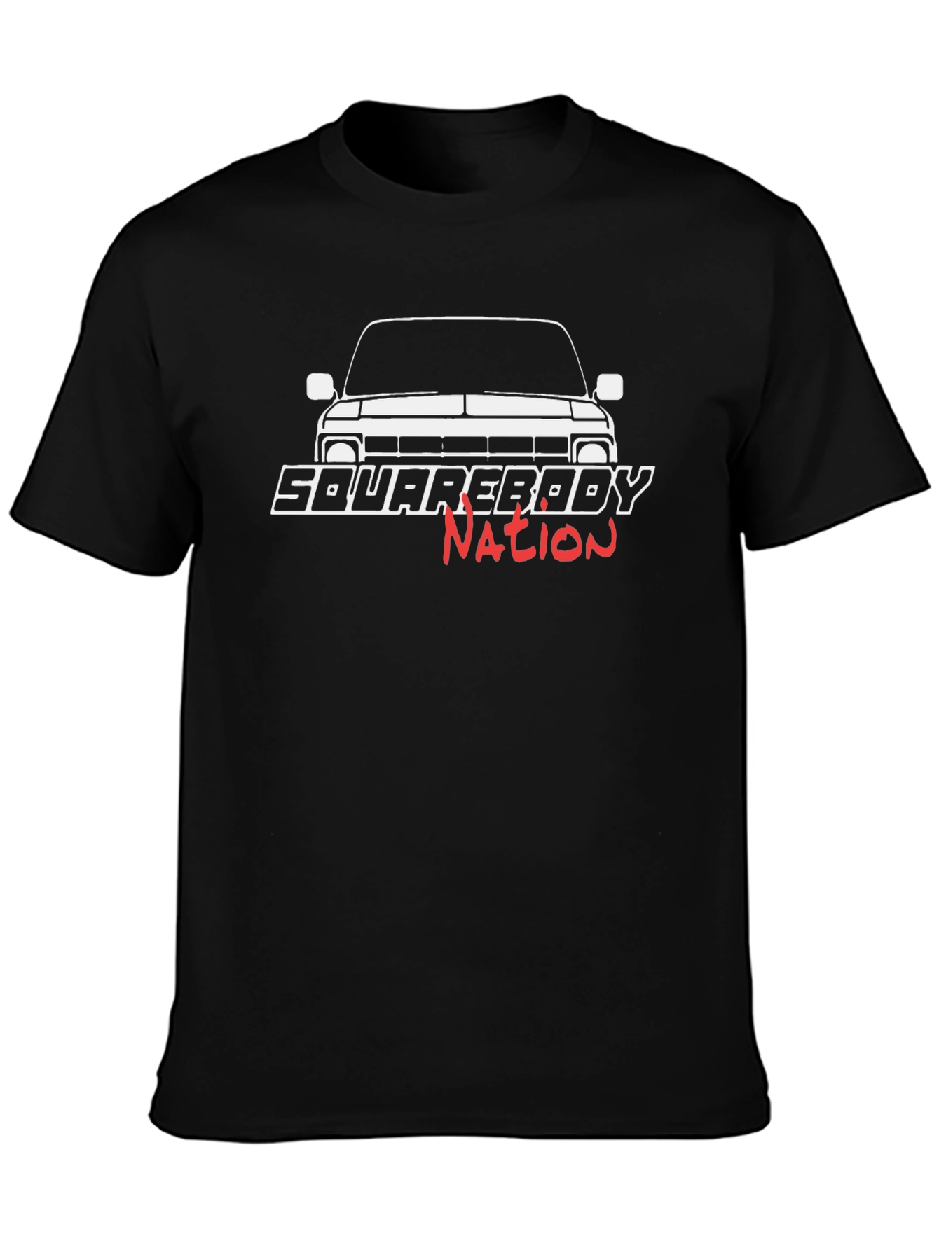 Squarebody Nation Black Graphic Tee