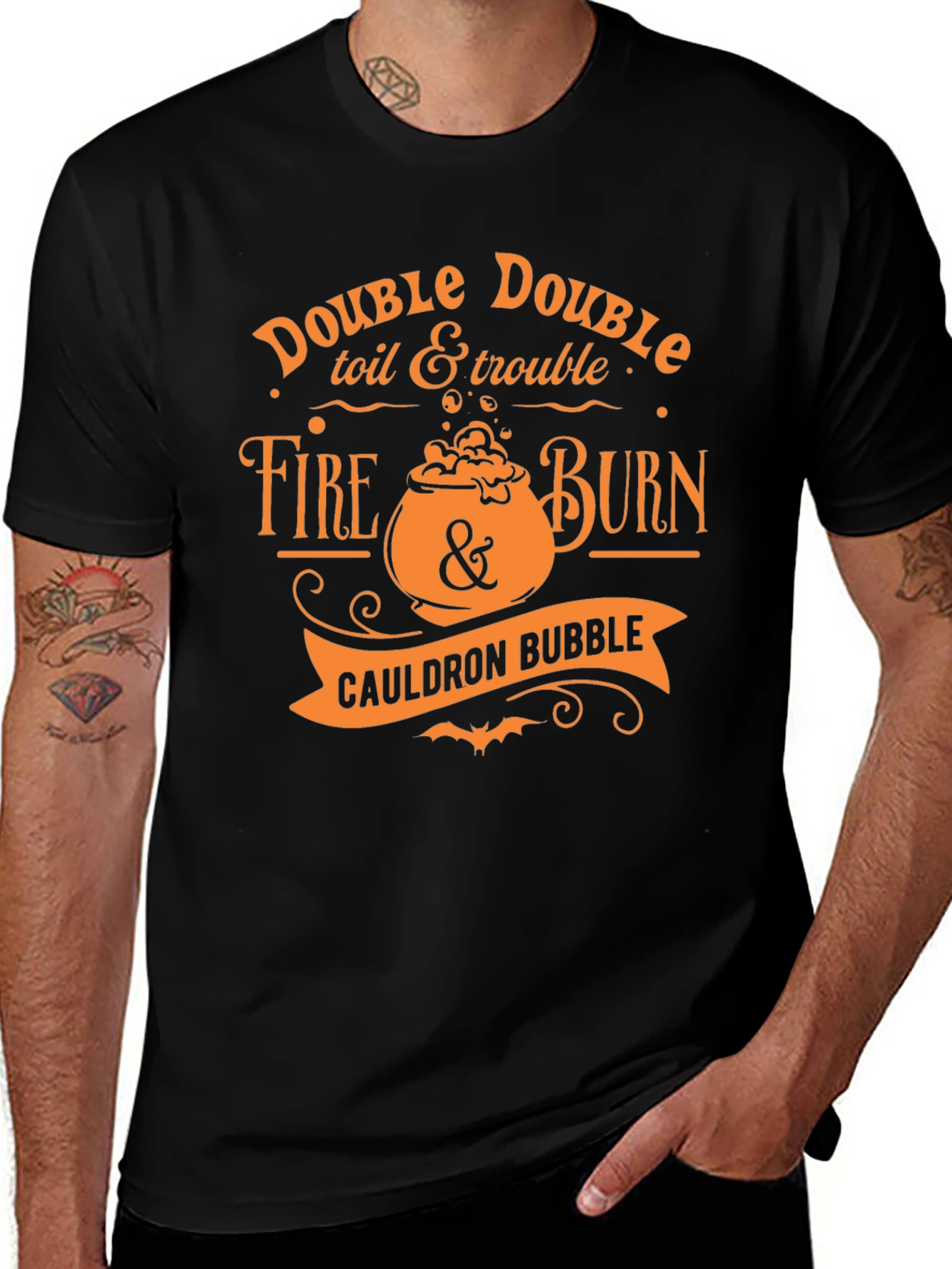 Halloween Cauldron Brew Graphic T-Shirt