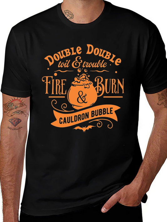 Halloween Cauldron Brew Graphic T-Shirt