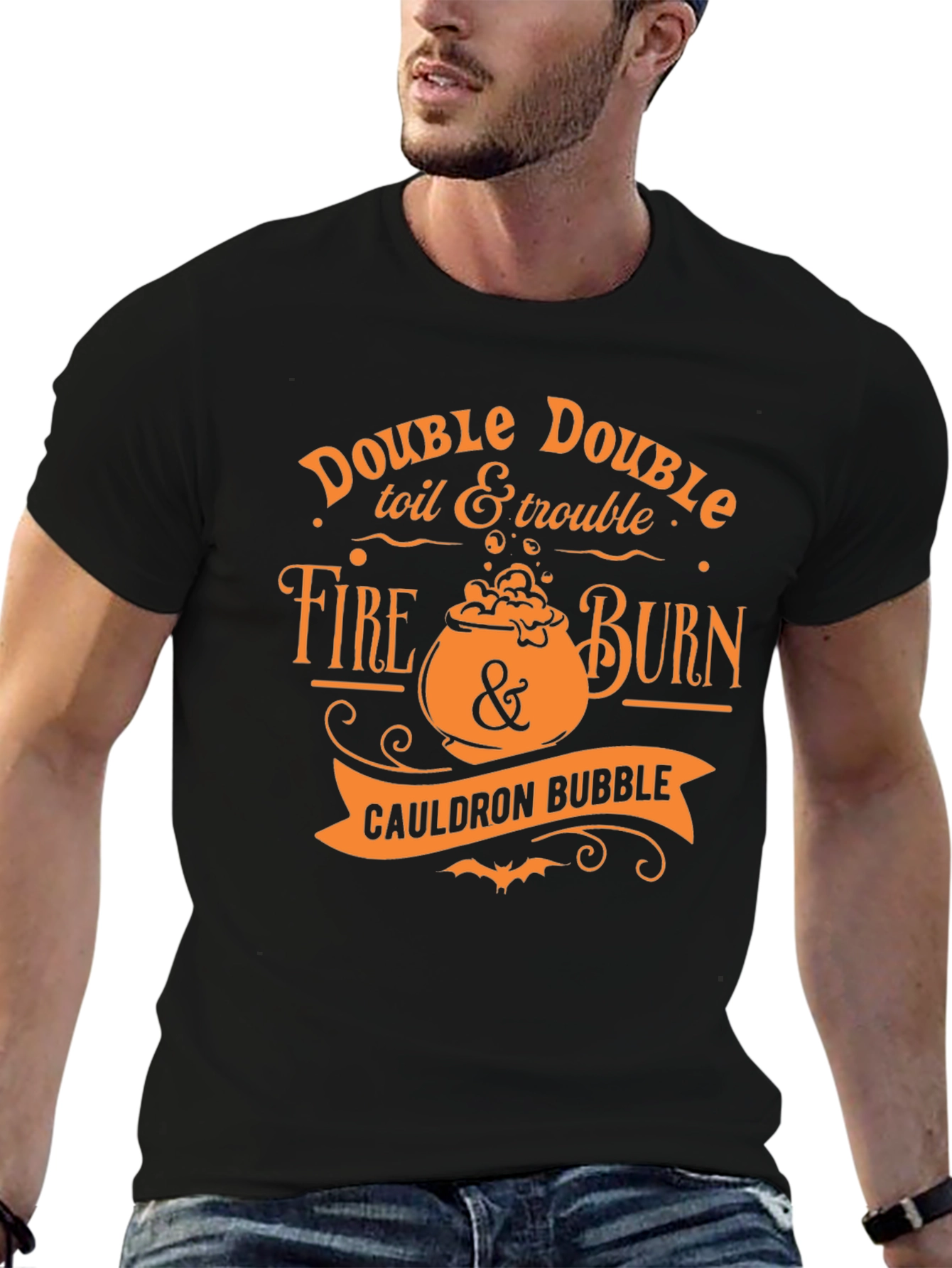 Halloween Cauldron Brew Graphic T-Shirt
