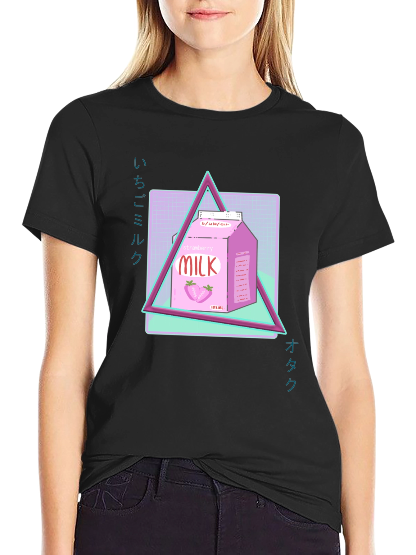 Strawberry Milk Anime Style T-Shirt