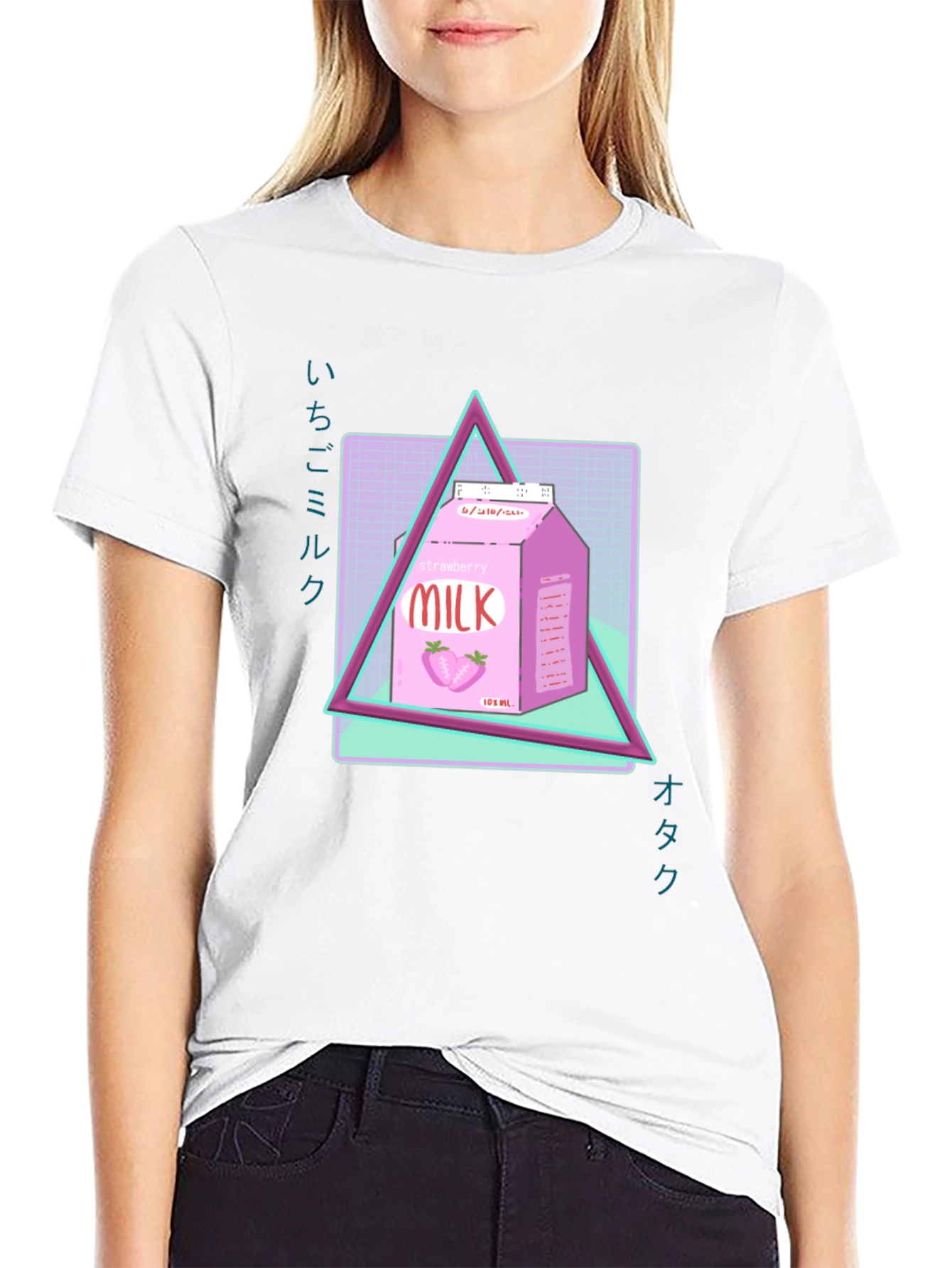 Strawberry Milk Anime Style T-Shirt