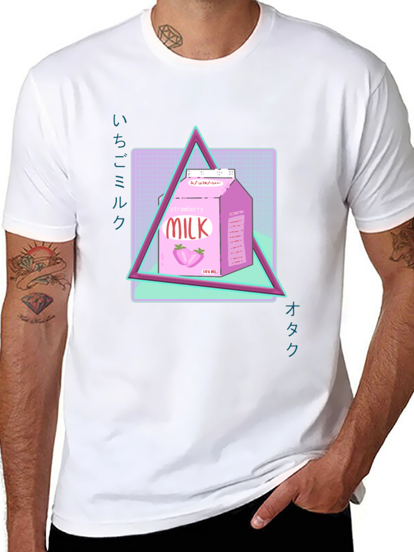 Strawberry Milk Anime Style T-Shirt