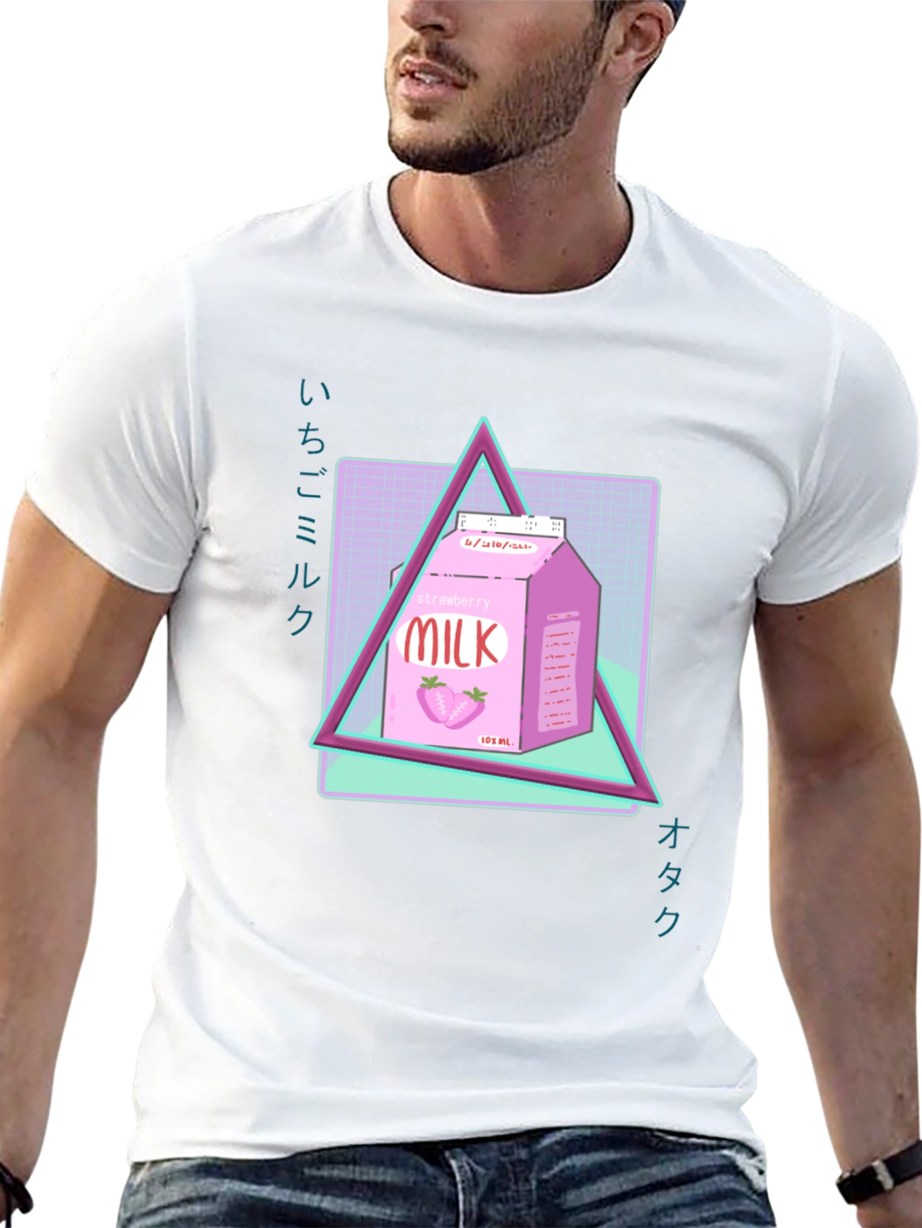 Strawberry Milk Anime Style T-Shirt