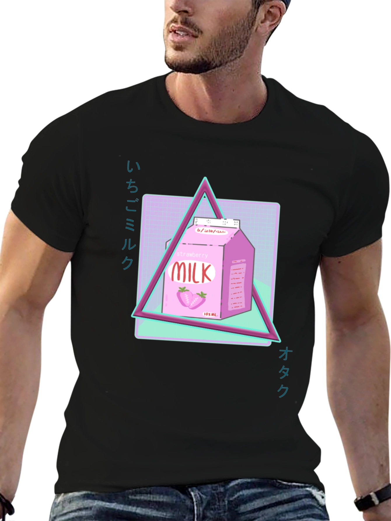 Strawberry Milk Anime Style T-Shirt